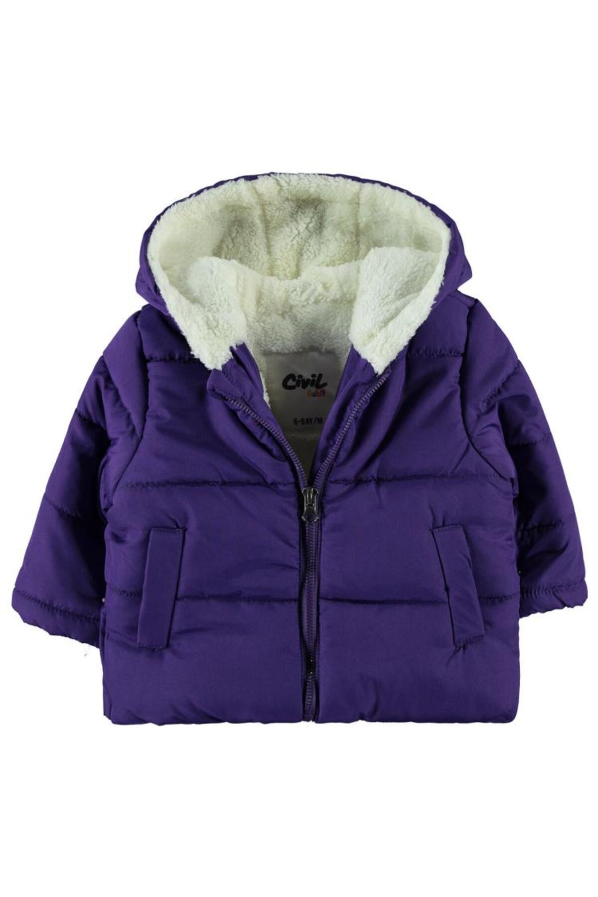 Civil Civil Baby Düz 6-18 Ay Mont - Lila 9-12 Ay fotoğrafı 3 (önizleme)