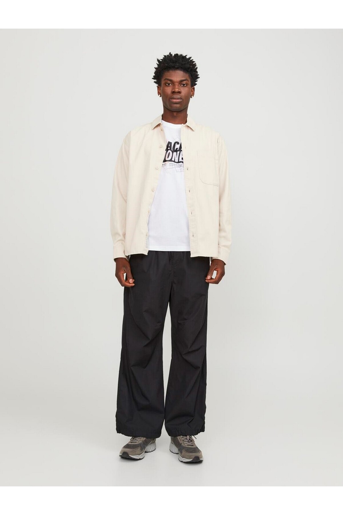 تیشرت مردانه طرح دار آستین کوتاه | جک اند جونز Jack & Jones 12151955-1 - تصویر 2