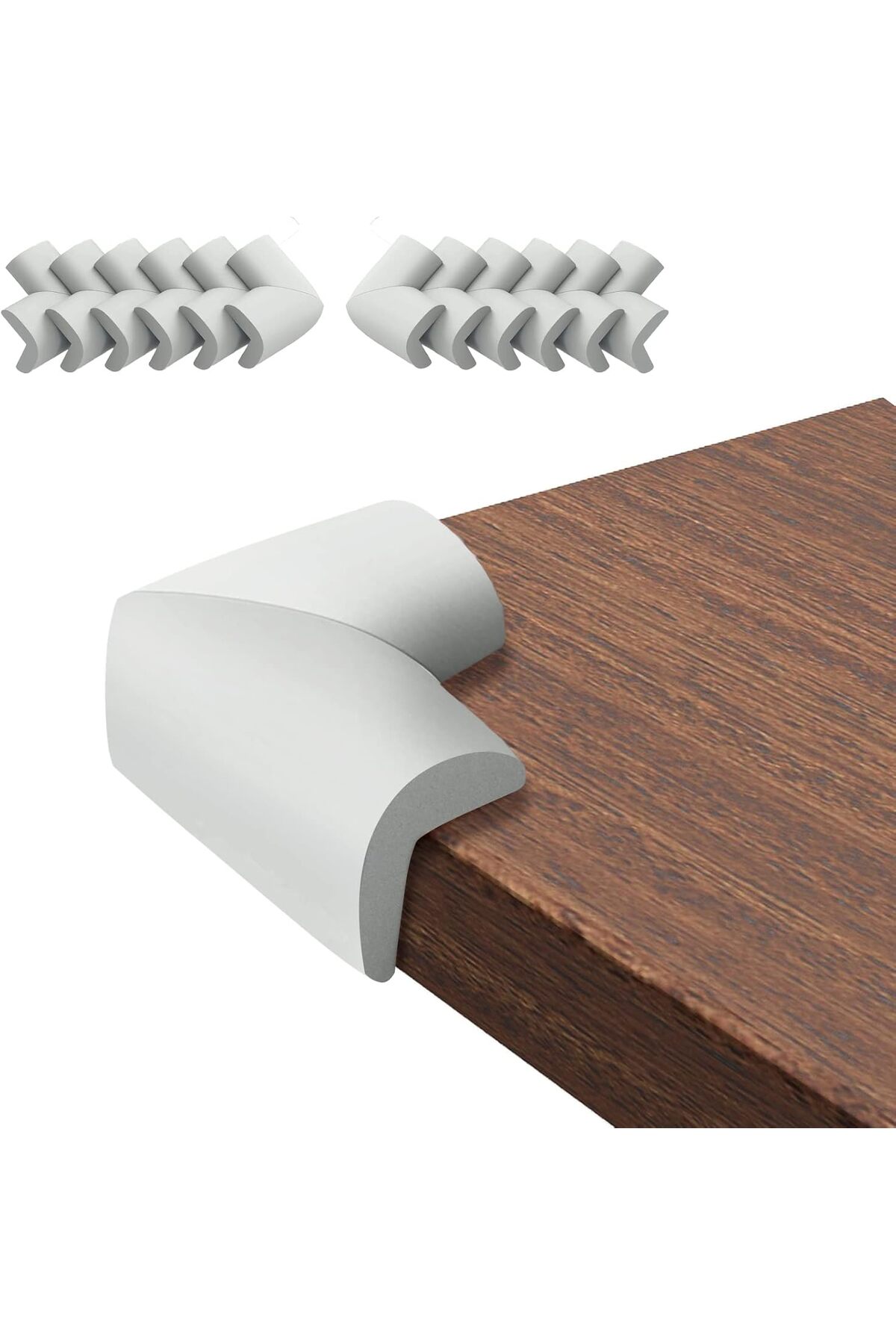 Miningaa 4 Adet Yumuşak Köşe Koruyucu Bebek Koruma Köşe Korumaları, Emniyet Bantlı Mobilya Masa, Merdiven fotoğrafı 6 (önizleme)