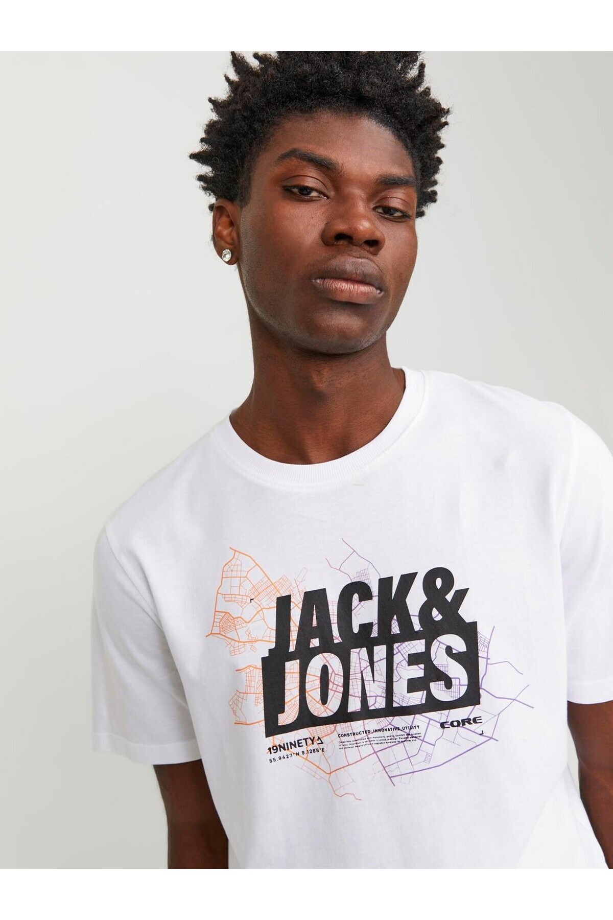 تیشرت مردانه طرح دار آستین کوتاه | جک اند جونز Jack & Jones 12151955-1 - تصویر 7