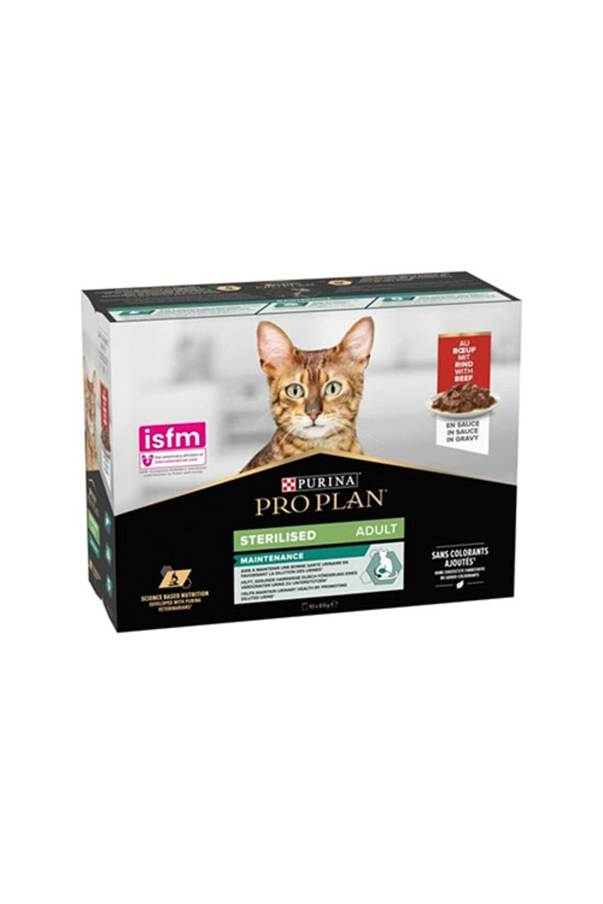 Pro Plan Sterilised Pouch Sığır Etli Kısırlaştırılmış Kedi Konservesi 10 Adet 85 Gr