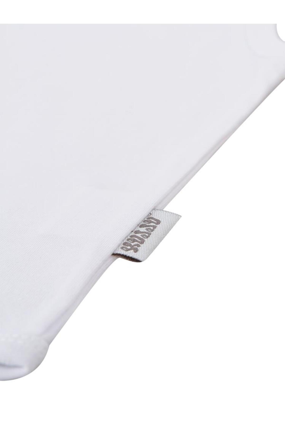 Kujju Civil Baby Düz 3-9 Ay Sıfır Kol 5 li Çıtçıtlı Badi - Beyaz 6-9 Ay fotoğrafı 3 (önizleme)