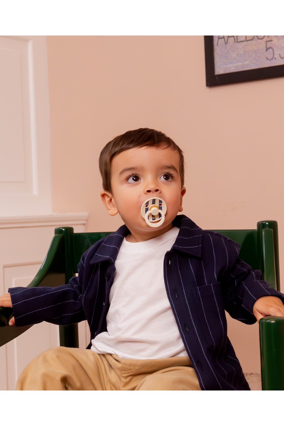 Bibs Studio Colour Block Kauçuk Emzik- Ivory/steel 0-6 Ay fotoğrafı 3 (önizleme)