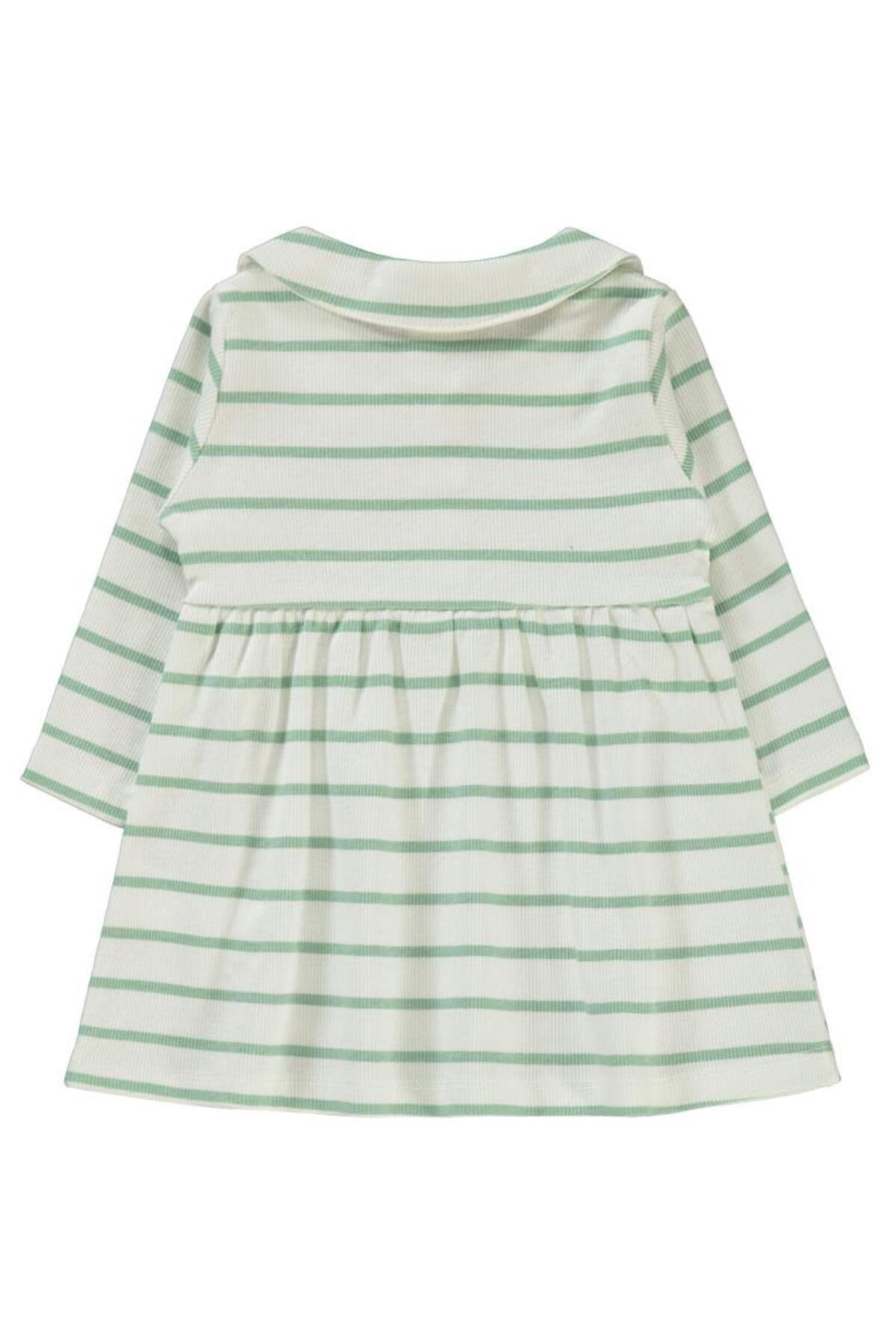 سیویل بیبی لباس راه راه ۶-۱۸ ماه - سبز ۱۸-۲۴ ماه