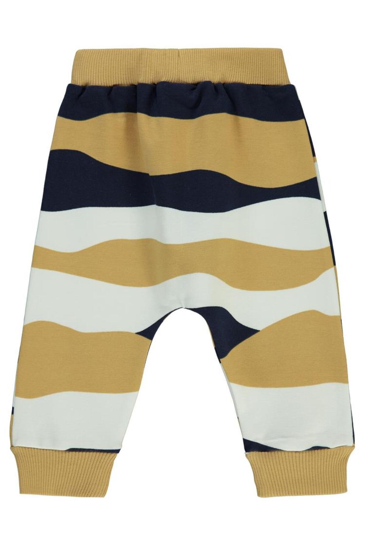 سیویل بیبی شلوار ورزشی راه راه موج دار 6-18 ماه - سبز 6-9 ماه