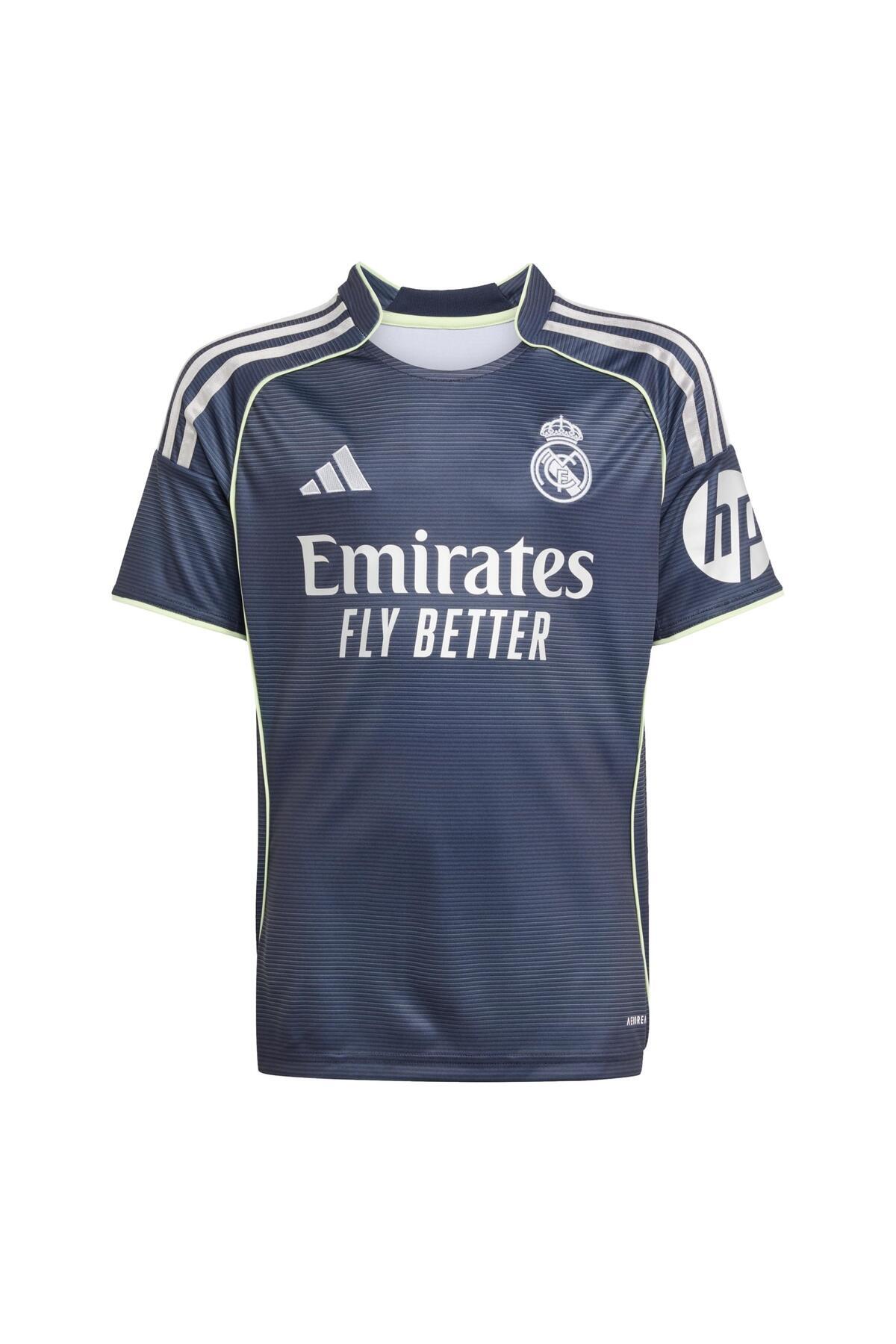 adidas JP3947-C Real Madrid 25-26 Deplasman &amp;Ccedil;ocuk Forma Mavi