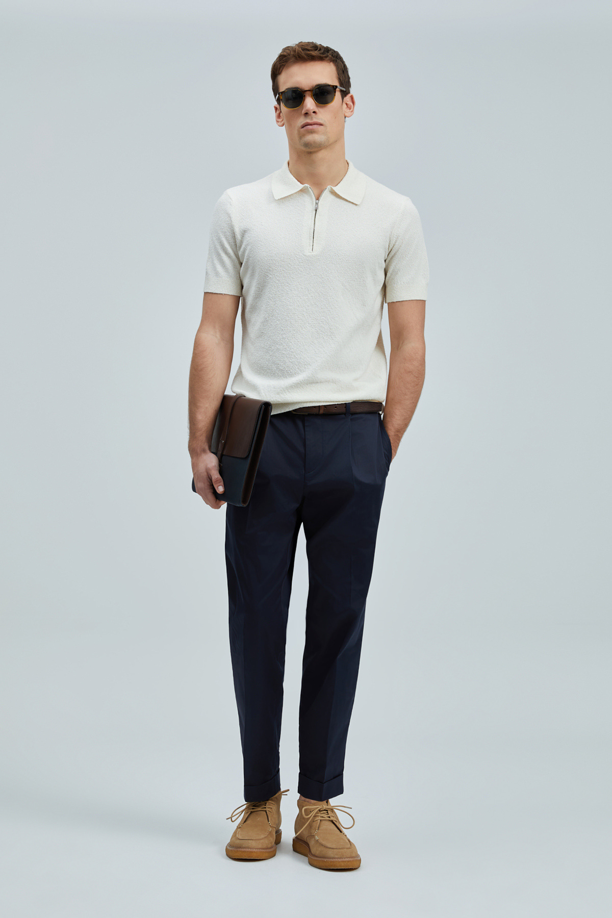 لوفیان ژاکت نخی مردانه آرن مدل Off White