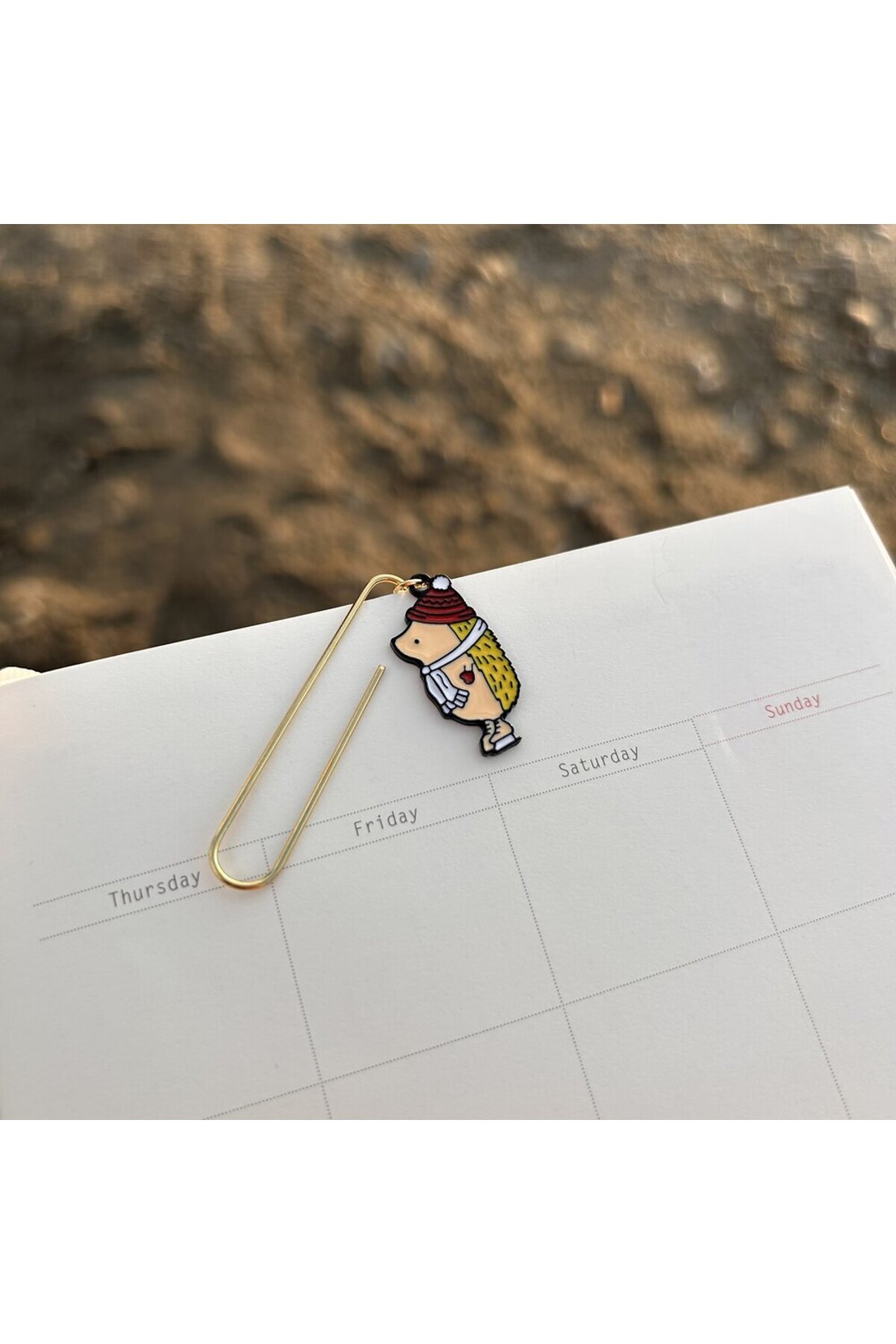 Pinkar Studio Kirpi Kitap Ayracı