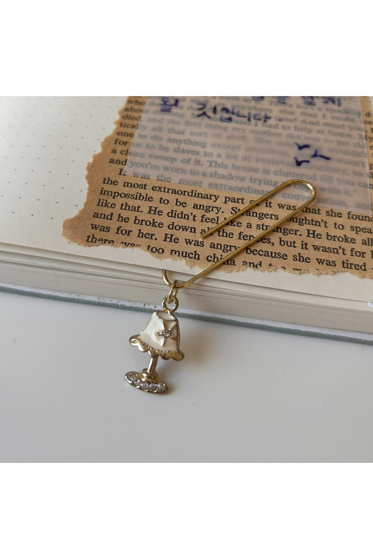 Pinkar Studio Vintage Abajur Kitap Ayracı