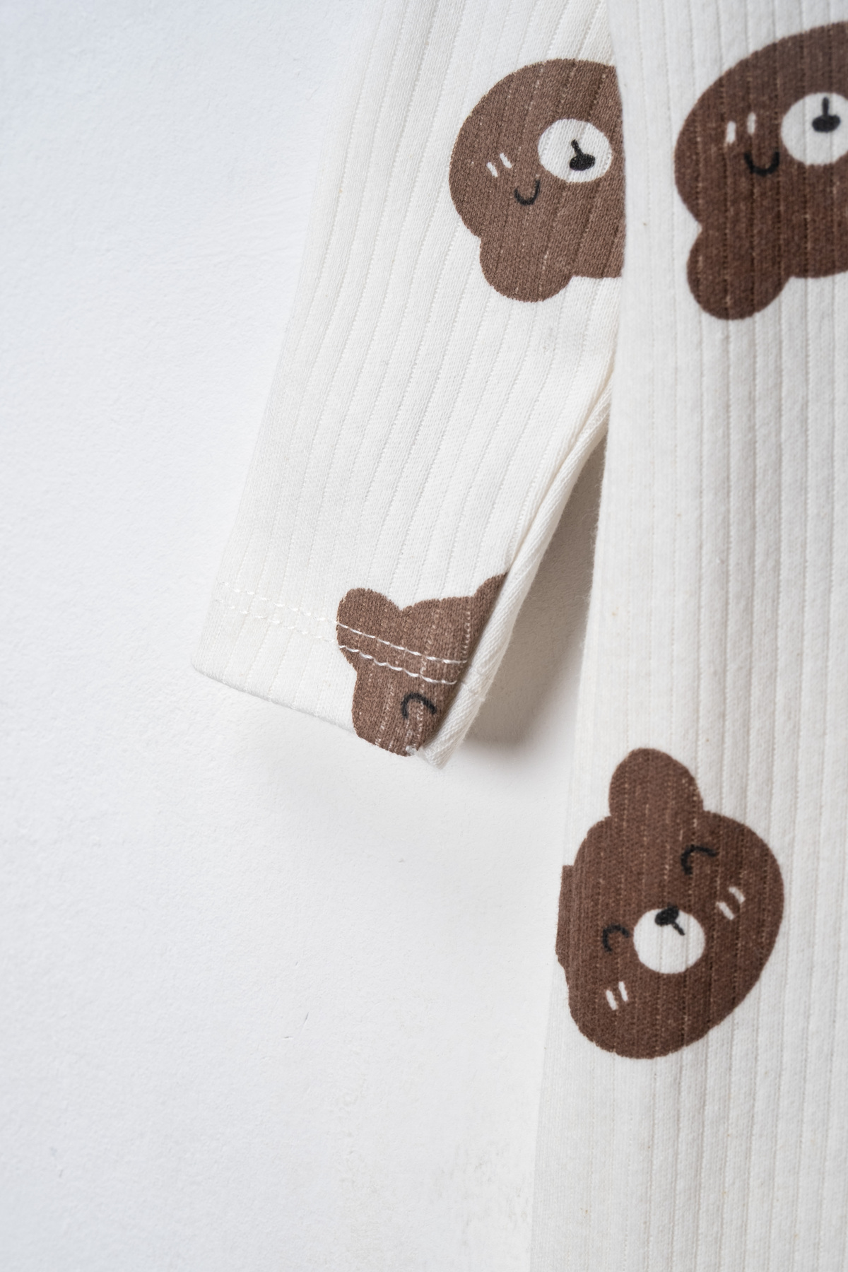 ENİA BABY Erkek Bebek 2'li %100 Pamuklu Patikli Desenli Yenidoğan Tulum Seti 0-3 Ay fotoğrafı 6 (önizleme)