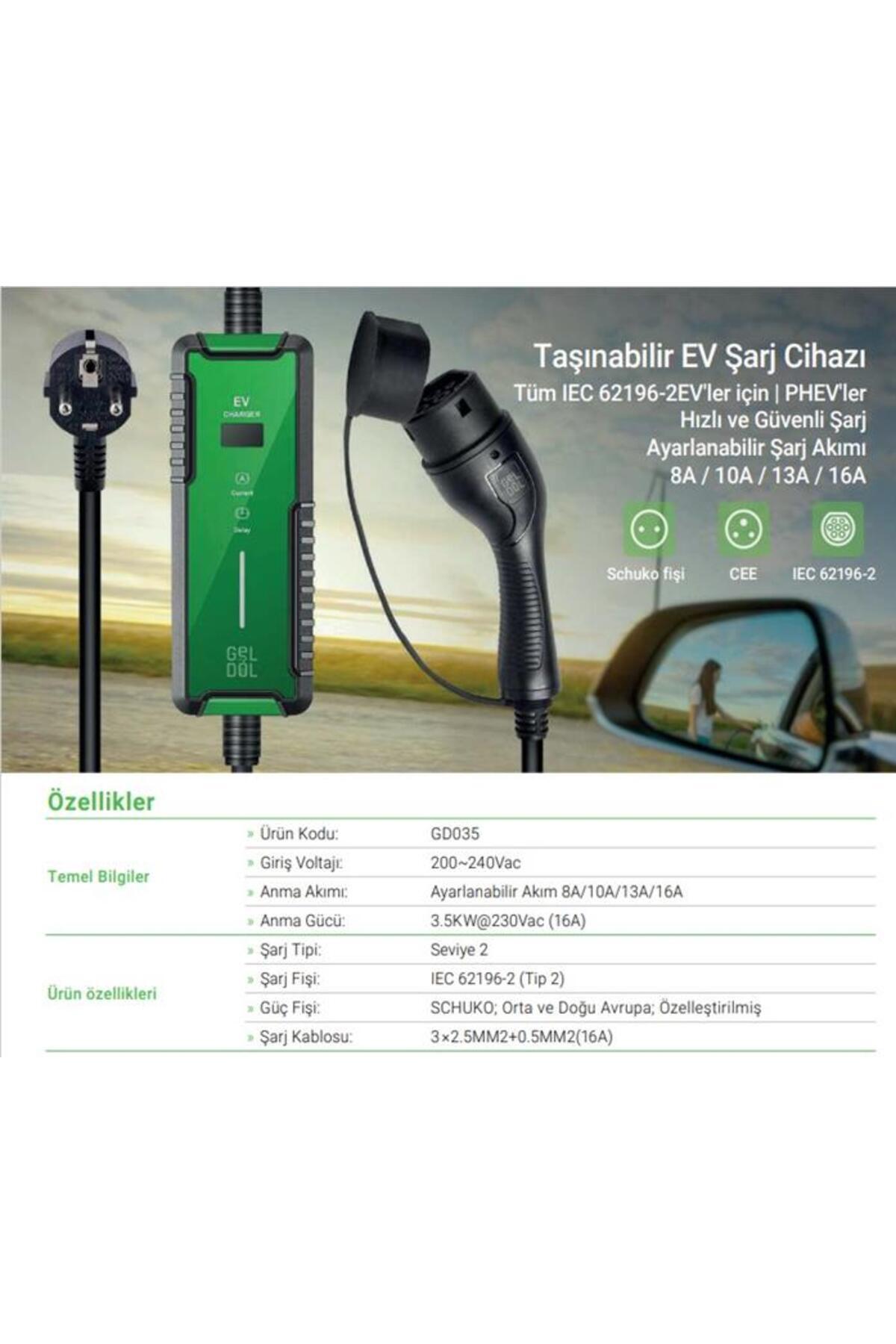 Autel 3.5 KW TAŞINABİLİR ŞARJ CİHAZI