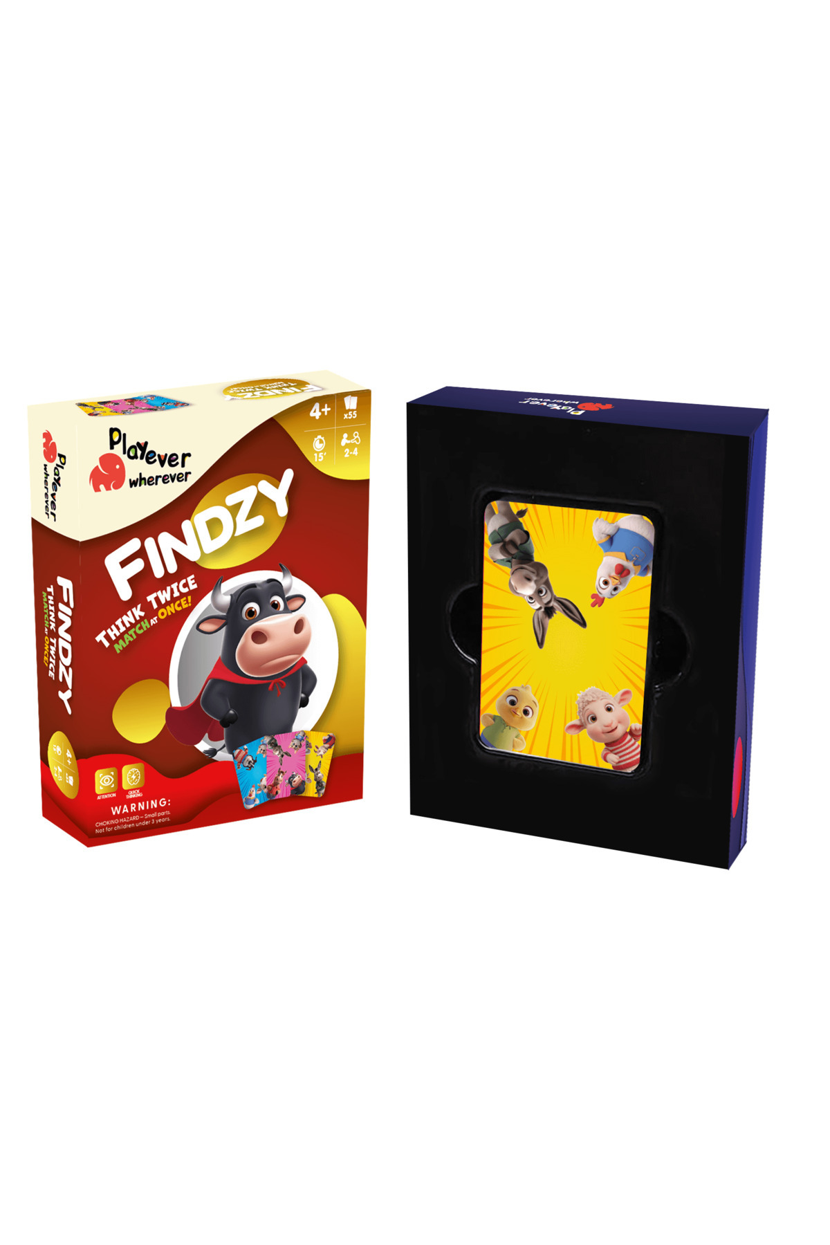 Playever Findzy, Dikkat Geliştirme Kart Oyunu (4-7 Yaş), Zeka ve Odaklanma Geliştirici Eğitici Oyunc fotoğrafı 5 (önizleme)