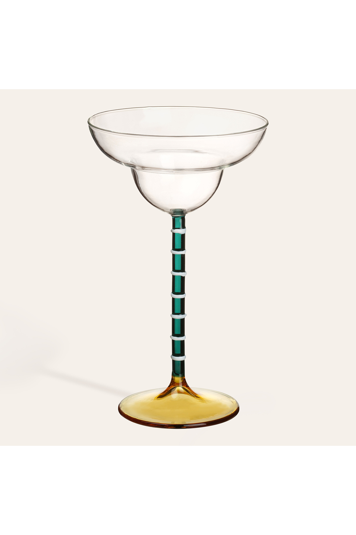 Zsa Zsa Zsu Henan Borosilikat Cam Kadeh 230 Ml Şeffaf - Yeşil