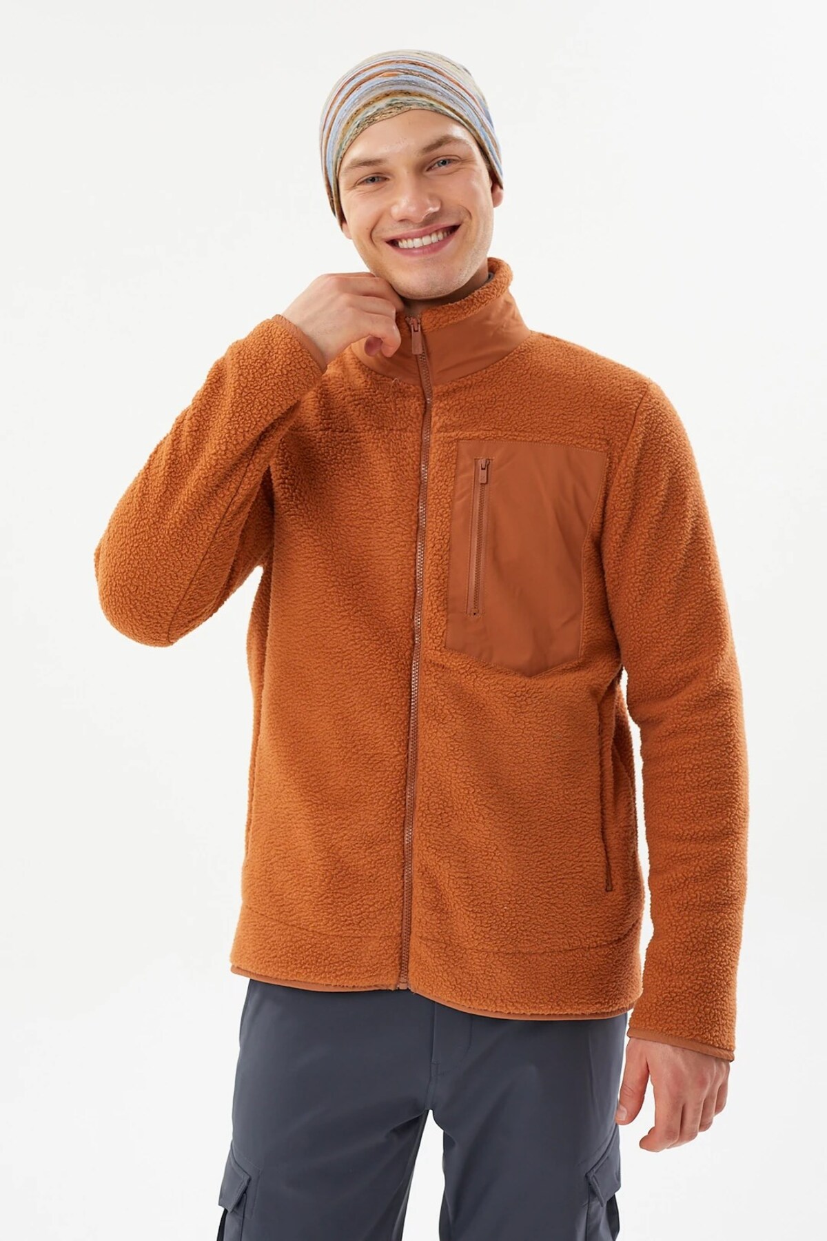Fleece M 2411149 Brick 2411149-tğl — نارنجی PRA-11353476-515525 — تصویر 4 از 4