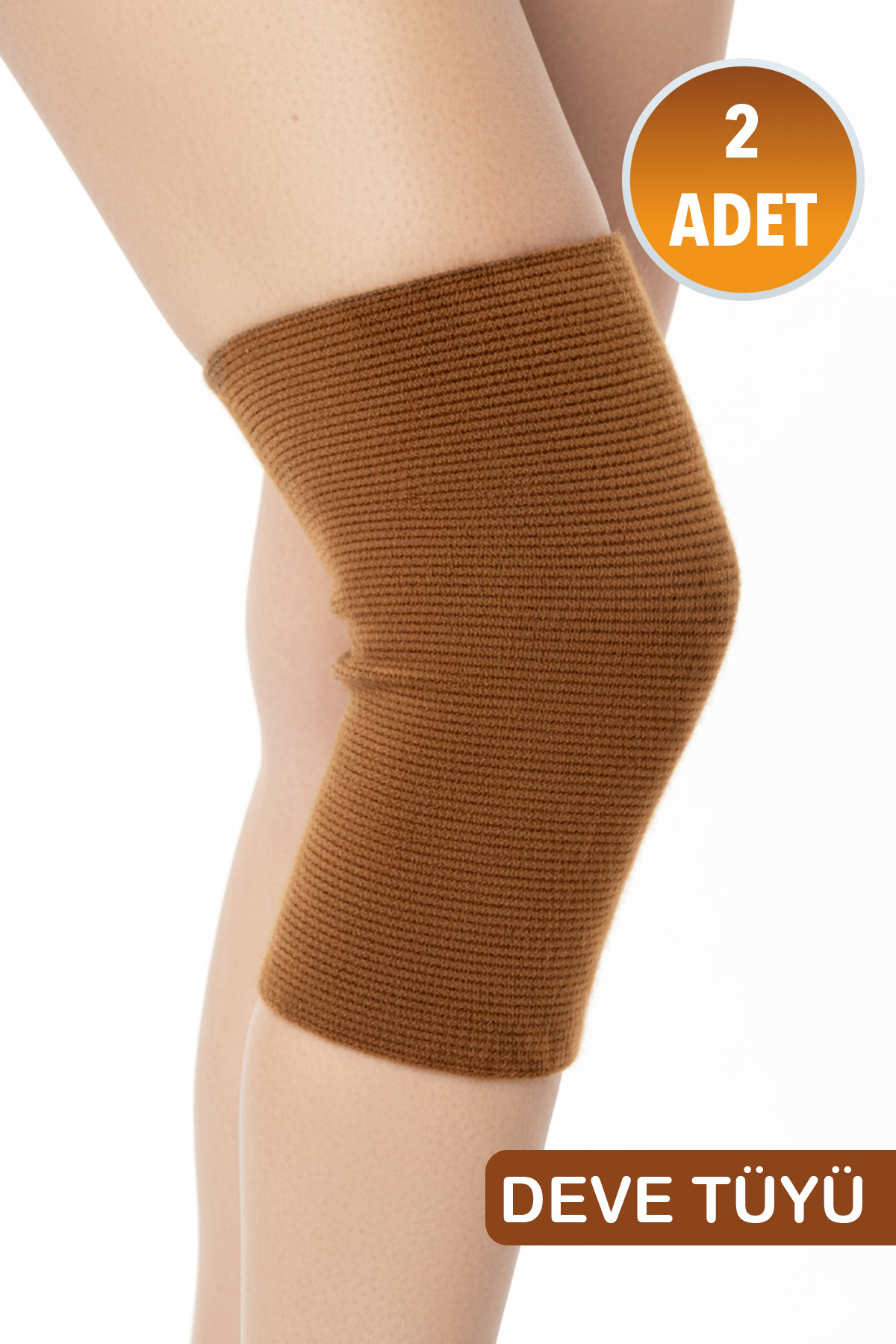 modalarge 2 ADET Termal Yün Dizlik Deve Tüyü Diz Korsesi Isı Terapisiyle Soğuk Havaya Karşı Koruyucu Dizlik