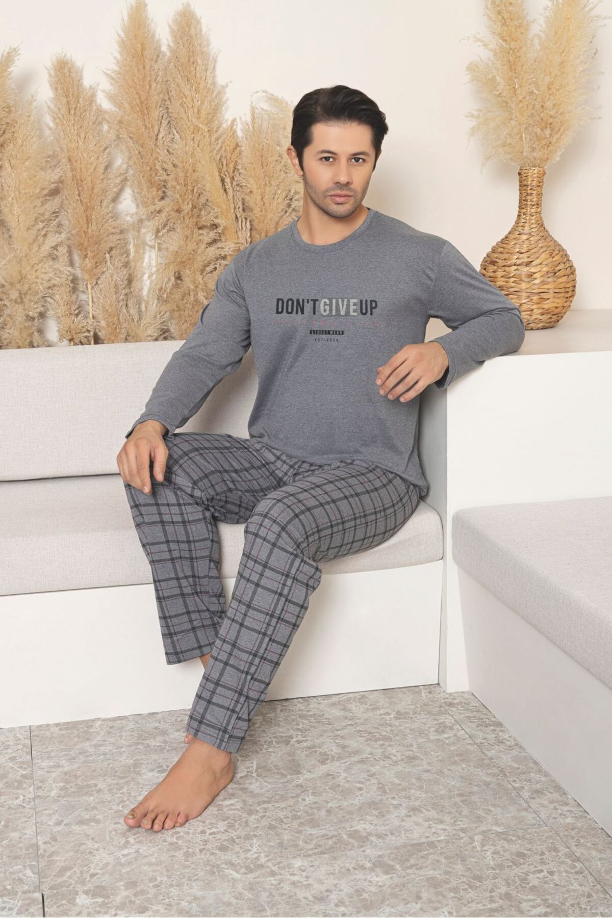 Sude HOMEWEAR Erkek Büyük Beden Pijama