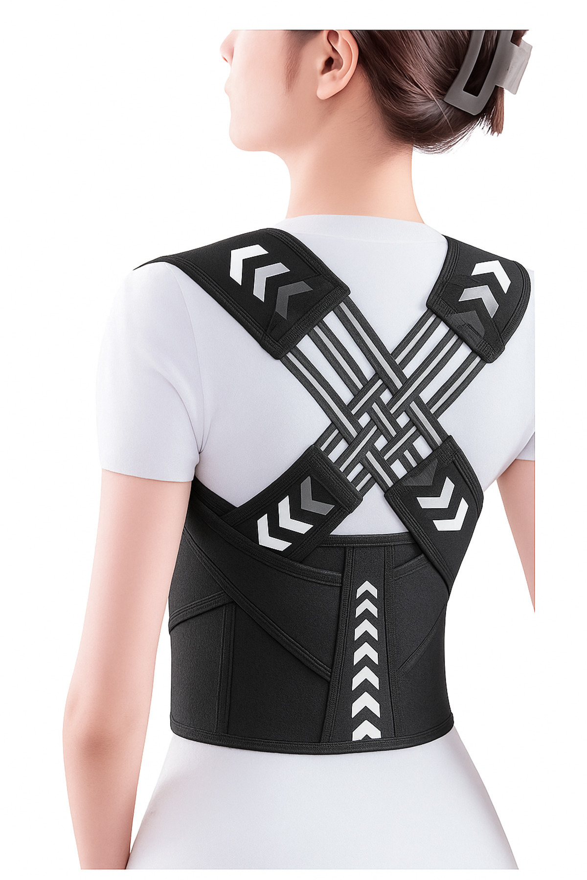 Palwin Unisex Dik Duruş Korsesi Sırt Korsesi Kamburluk Önleyici Dik Durma Korsesi Medikal Bel Korsesi