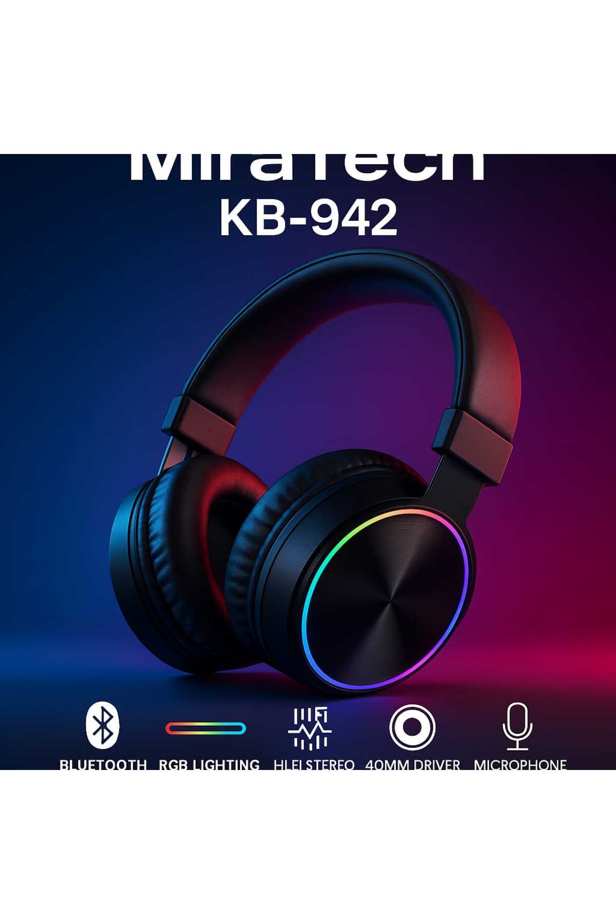 Universal Kensa KB-942 Kablosuz Bluetooth Kulaklık | Hi-Fi Stereo