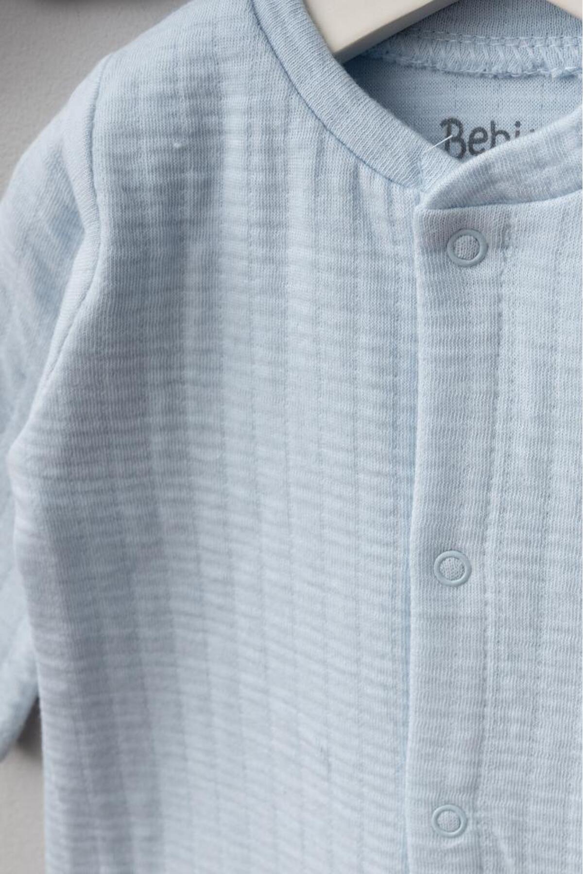 Bebitof Sarılan Ayıcık Desenli 10 Parça Kutulu Yenidoğan Hastane Çıkışı Zıbın Seti fotoğrafı 2 (önizleme)