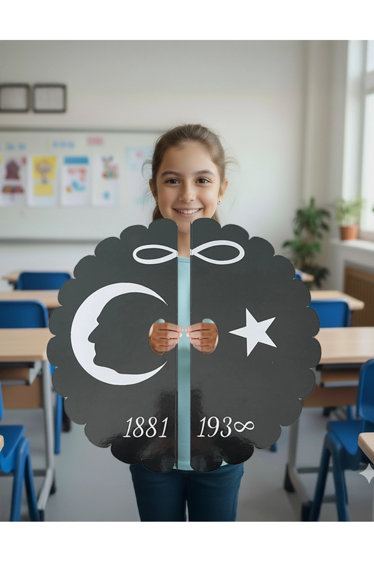 heptex 10 Kasım Gösteri Plakası Atatürk ve Ayyıldız