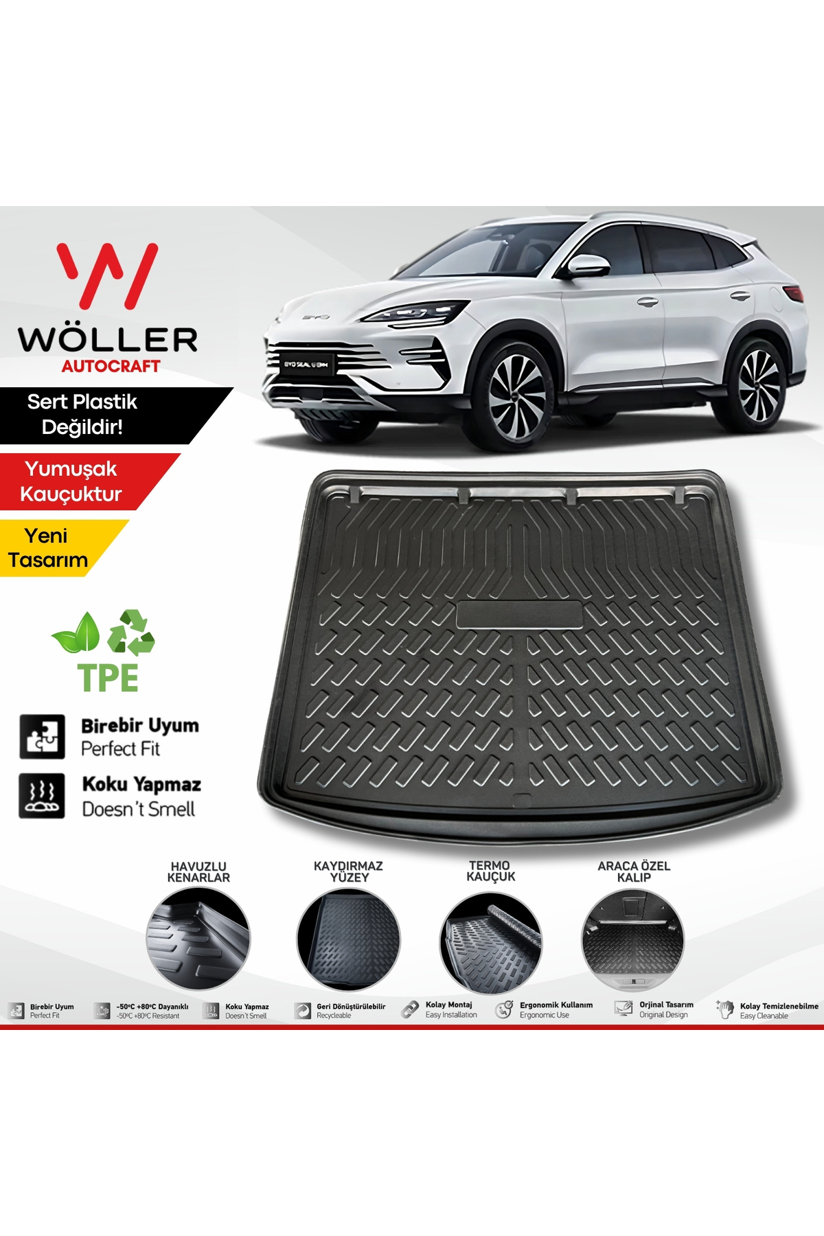 wöller Byd Seal U Bagaj Havuzu 2024 Sonrası Uyumlu 3d Ultraflex Esnek