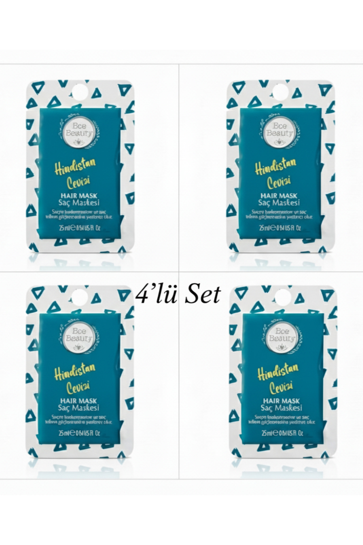 Hindistan Cevizi Besleyici Saç Maskesi 25ml x 4 Adet & Aylık Kullanım Avantajlı Set — hsacmaske1 — تصویر 2 از 2