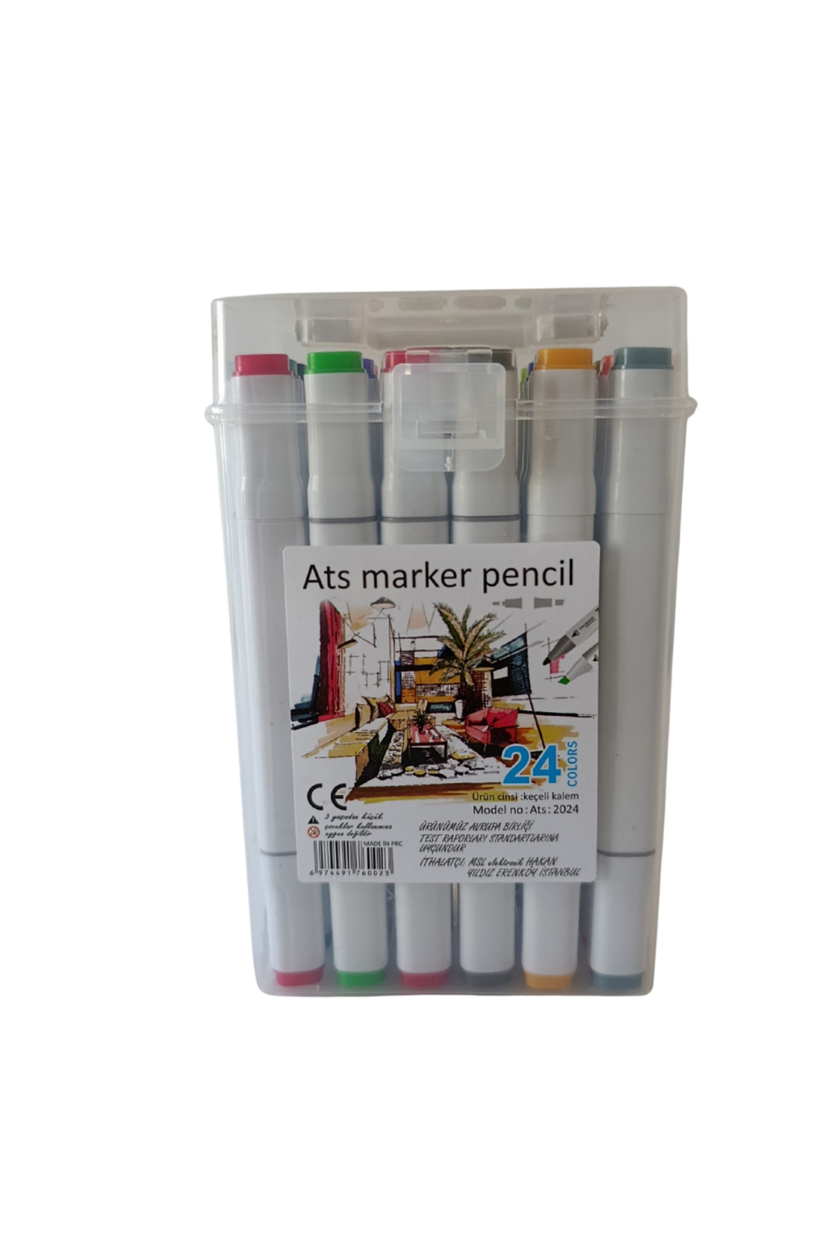 ATS Marker Kalem Seti 24 Renk