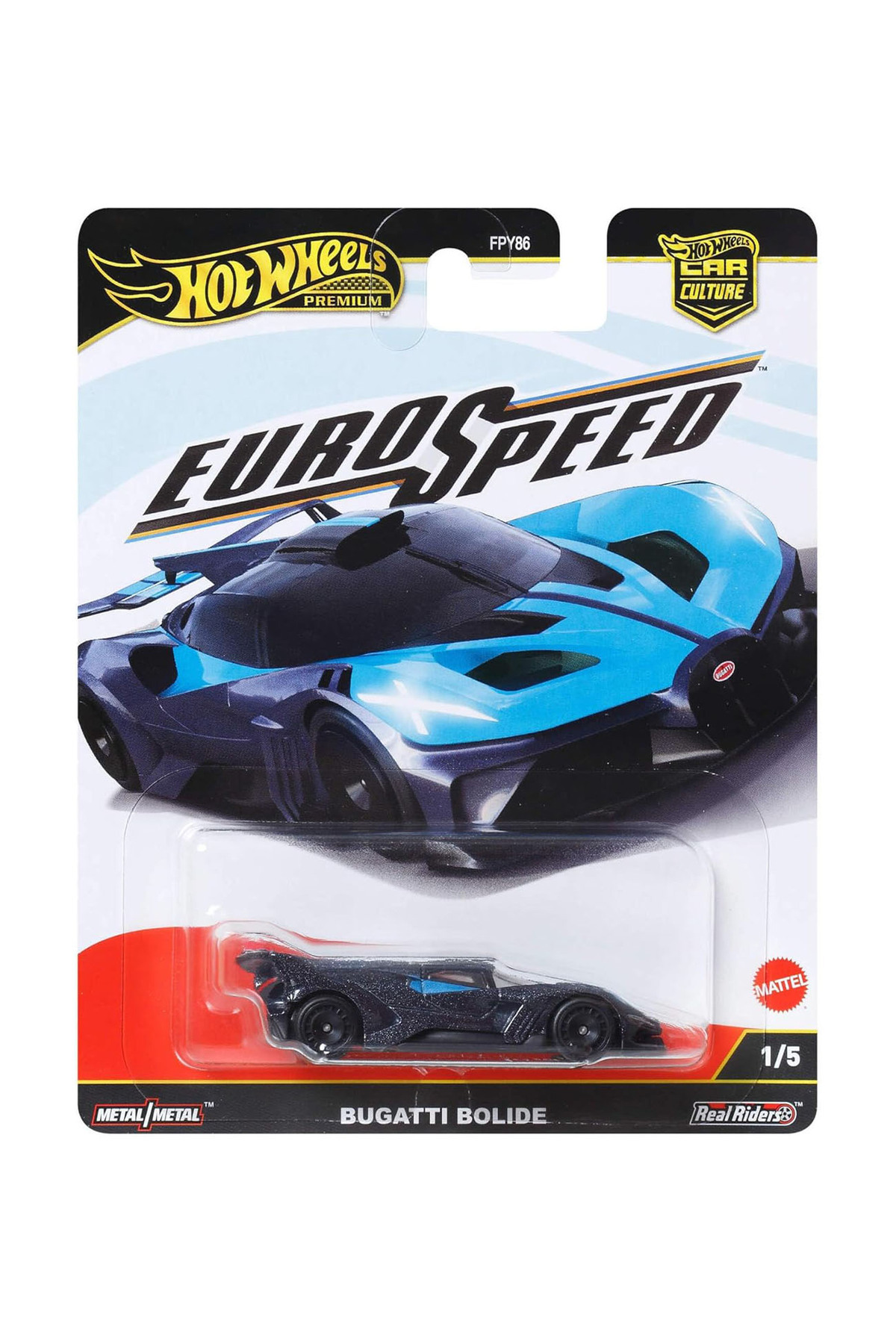 HOT WHEELS Premium - Bugatti Bolide (1/64) Eurospeed 1/5