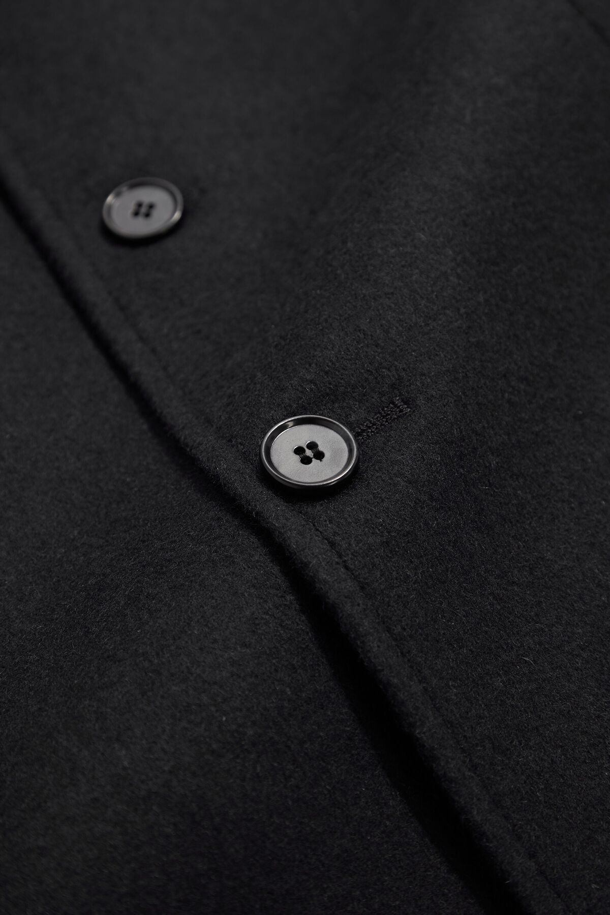 W Collection  SİYAH PALTO - Görsel 6