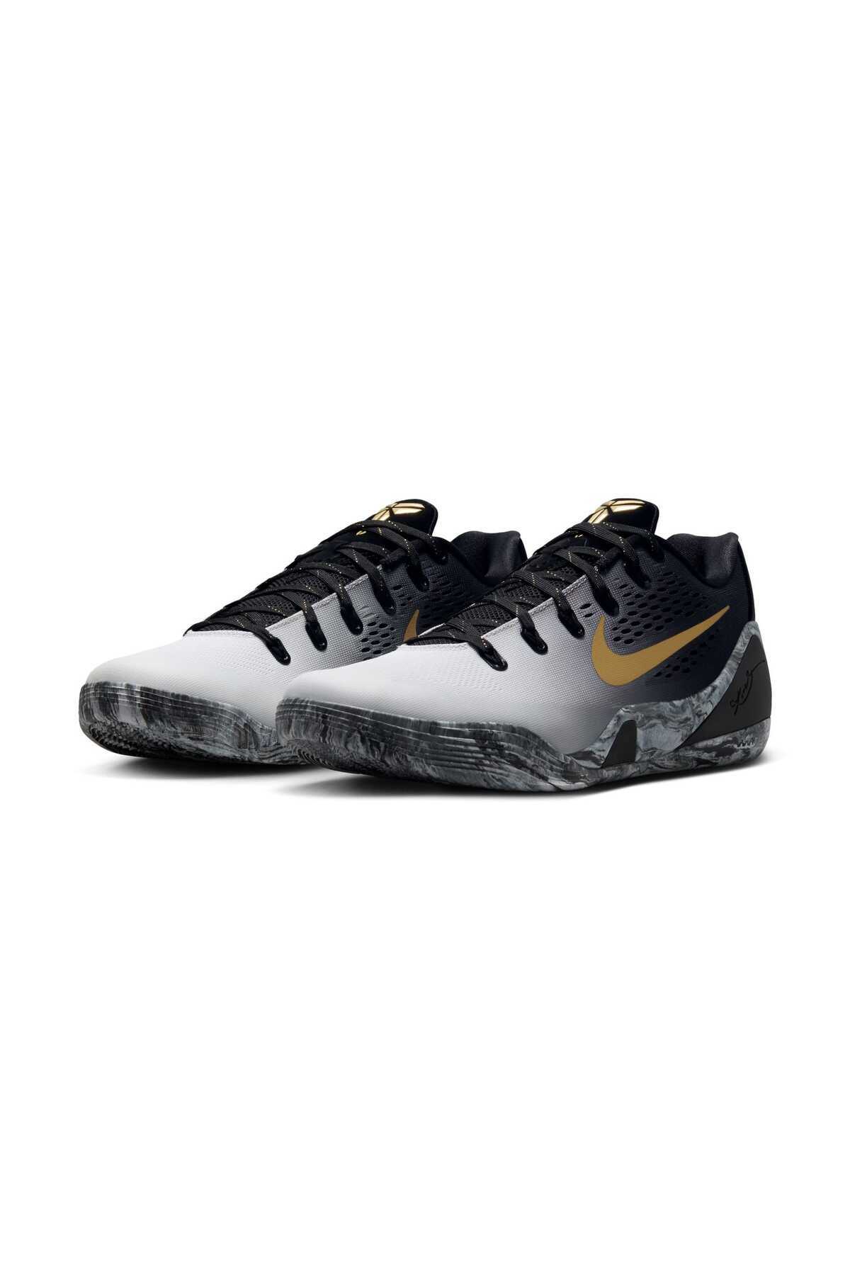 Nike Kobe 9 EM Elite Protro Low TB 'Black'Metallice,Gold (Blue