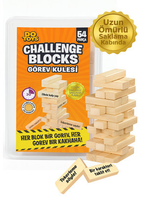 do toys CHALLENGE DENGE BLOK OYUNU (GÖREV KULESİ) 54 PARÇA
