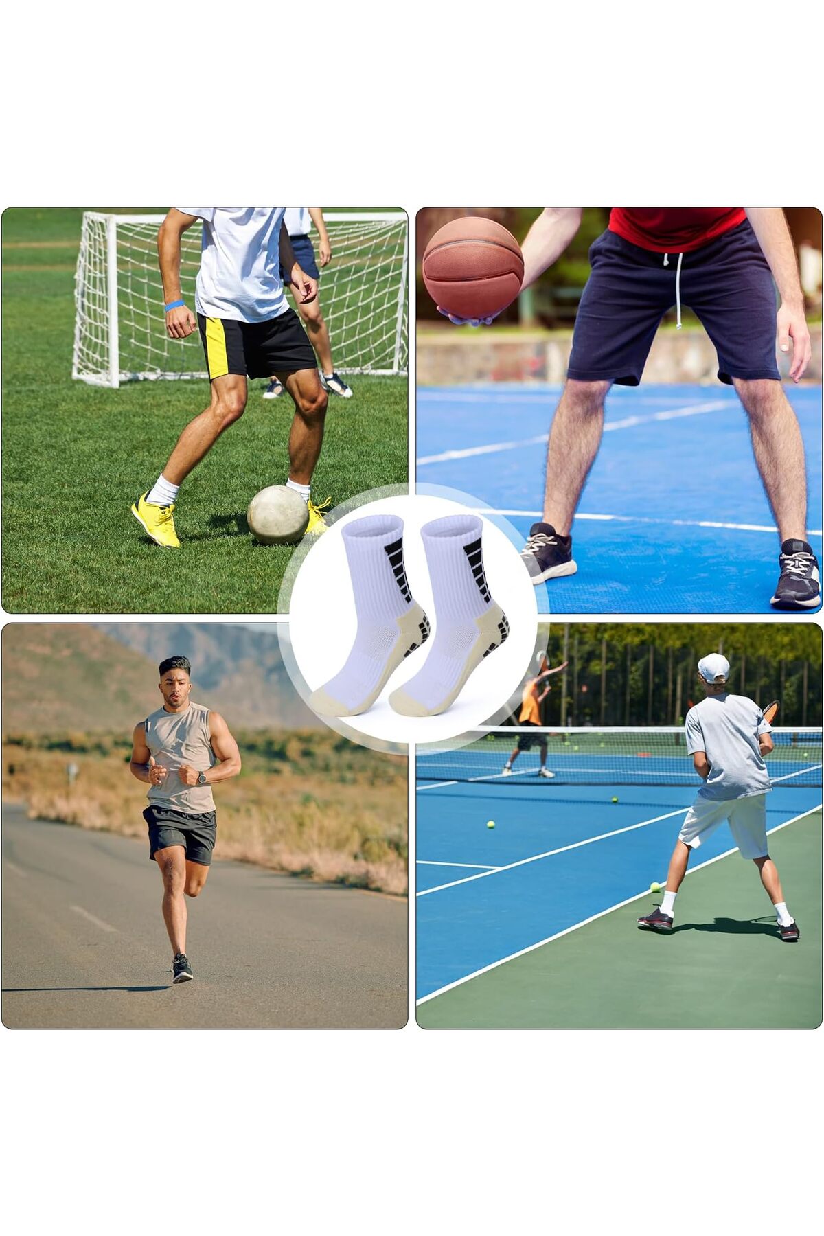 3 أزواج من جوارب كرة القدم الرياضية