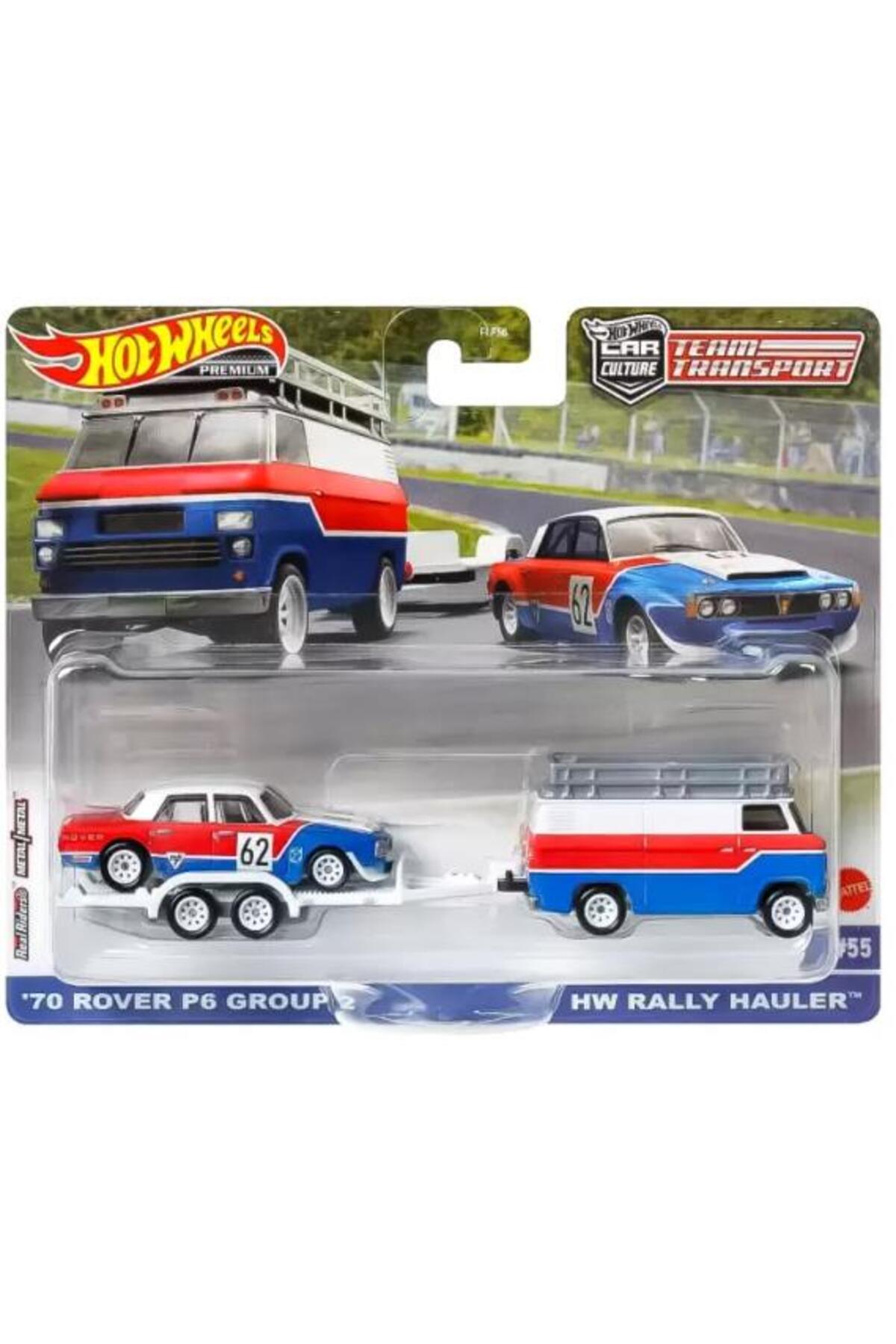 HOT WHEELS Premium Car Culture Team Transport '70 Rover P6 Group 2