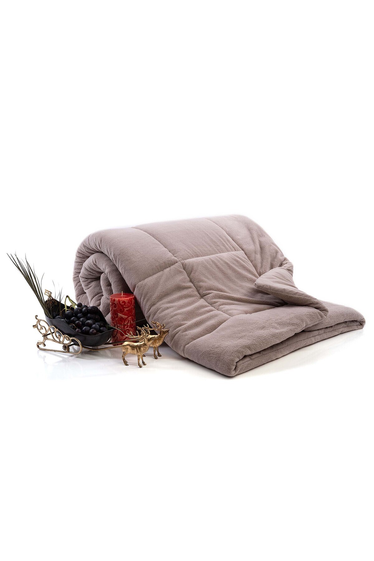Storish Pure Welsoft Yorgan King Size Cappuccino
