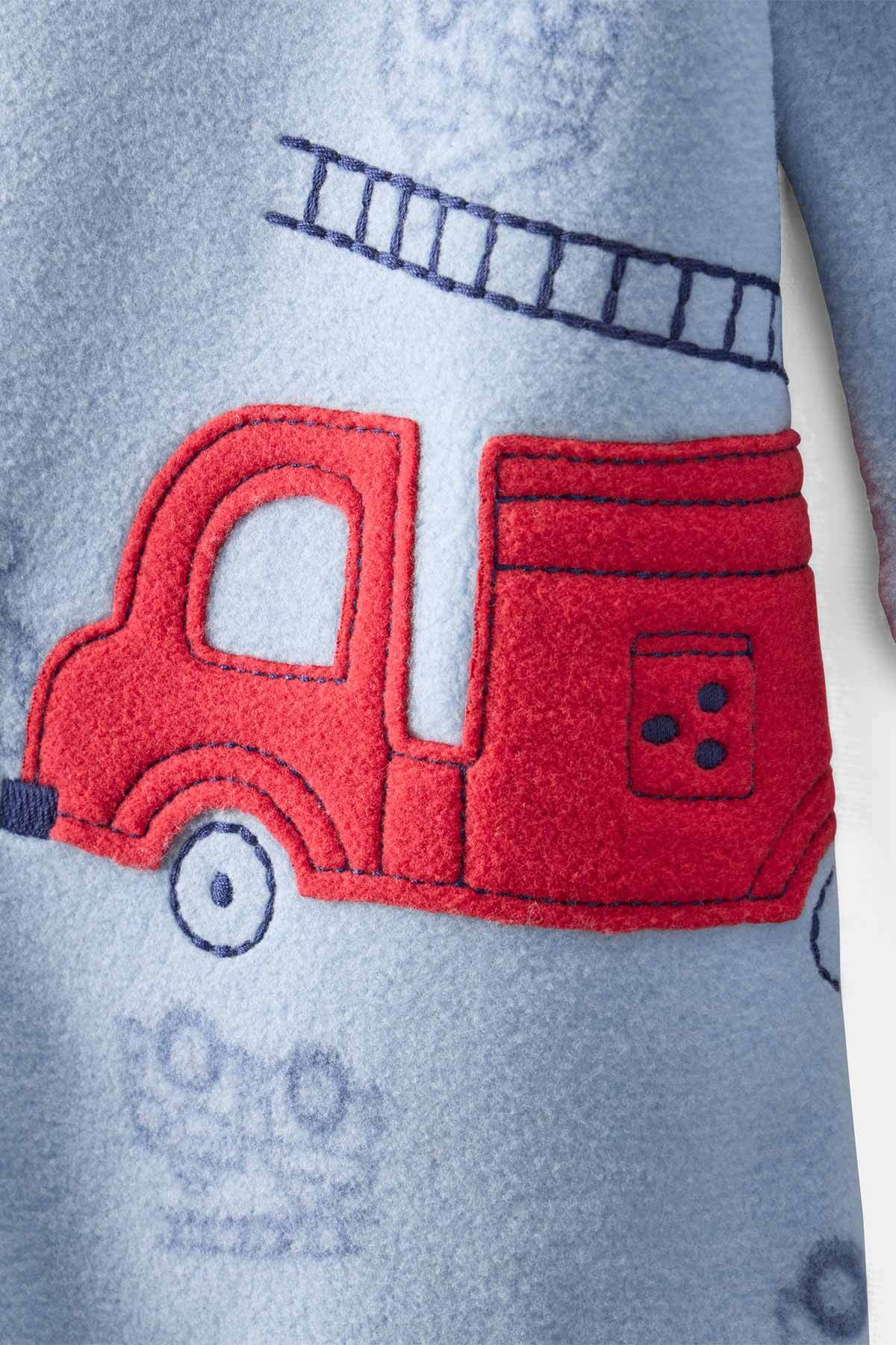 Carter's Erkek Bebek Yeşil Polar Tulum fotoğrafı 2 (önizleme)