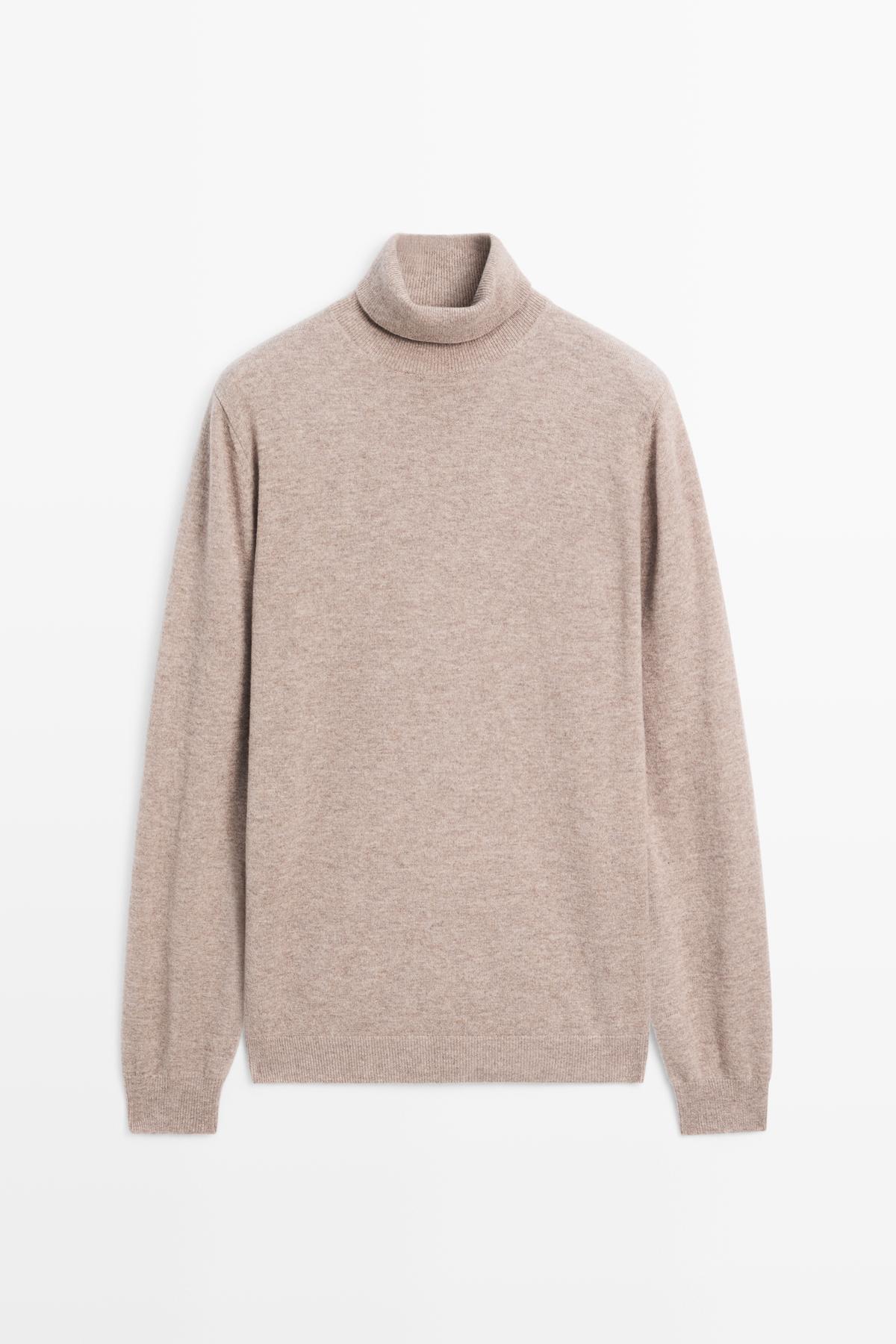 ماسیمو دوتی ژاکت بافتنی پشمی ترکیبی یقه ایستاده