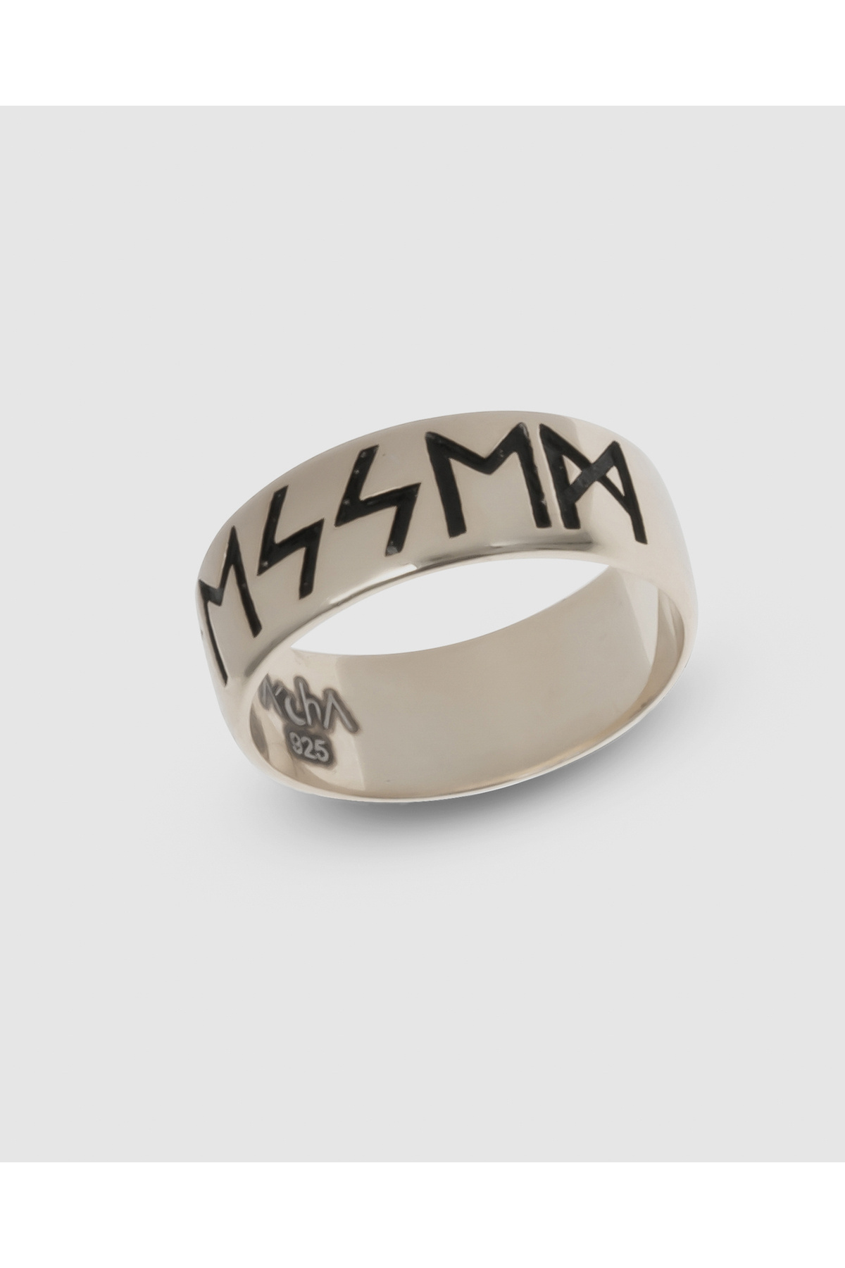 AİCHA JEWELLERY GÜMÜŞ YÜZÜK RUNE ALFABESİ