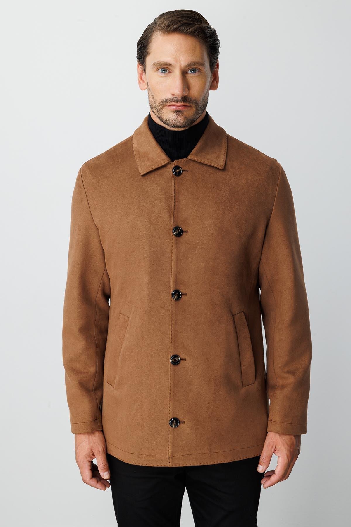 İgs  Erkek Kahve Mont - Görsel 3