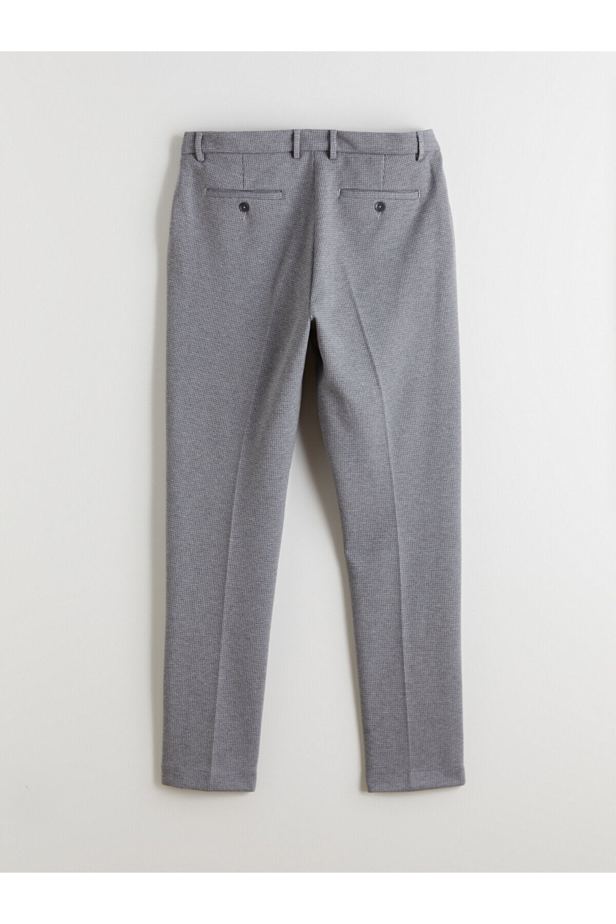Peak Yeni Sezon Slim Fit Ekose Erkek Takım Elbise Pantolon — خاکستری TYC480C92EB0D8F55F7A9AB00 — تصویر 6 از 6