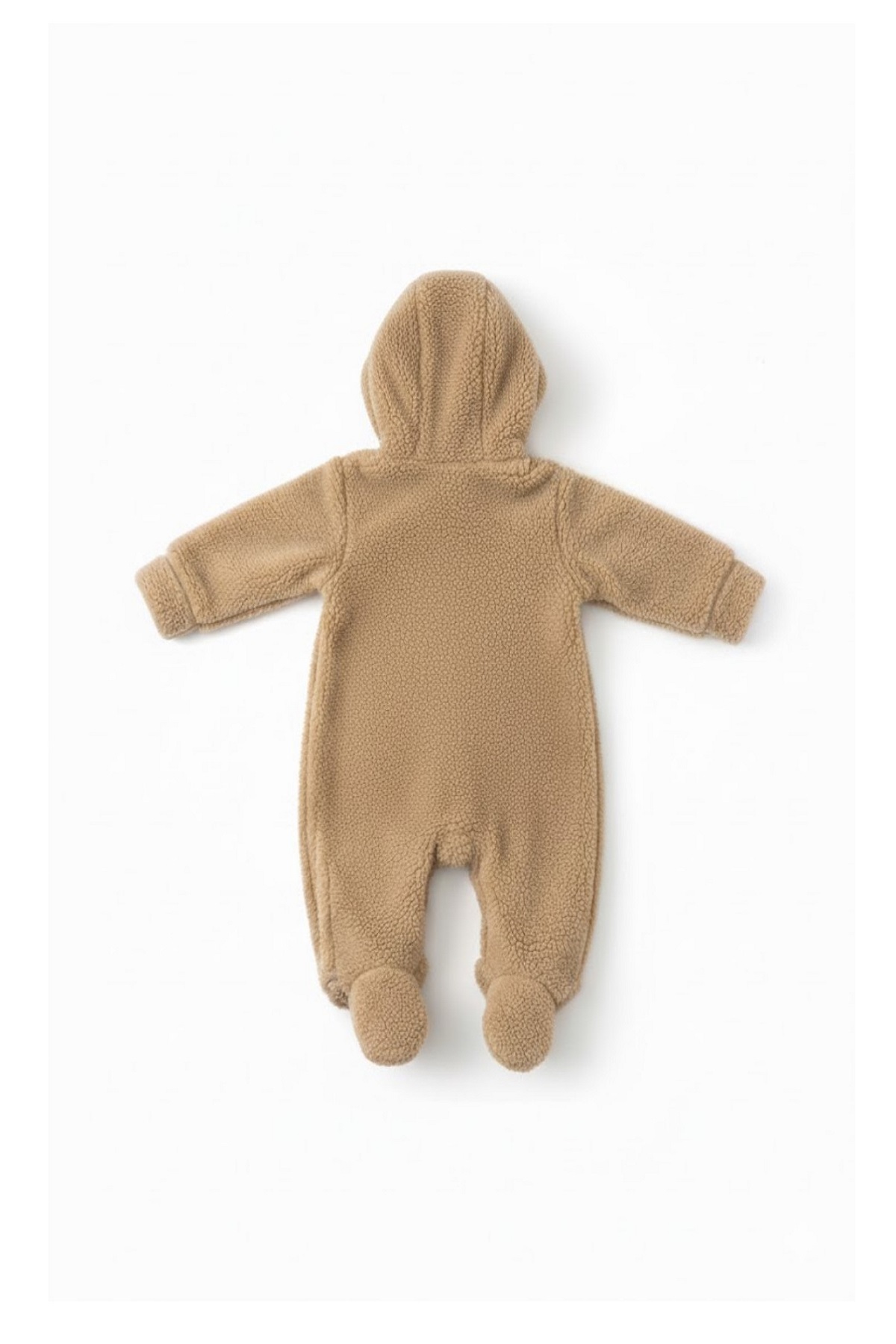 balbeybi Wellsoft Peluş Bebek Tulum, Kışlık Kapüşonlu, Ayıcık Detaylı, Unisex fotoğrafı 3 (önizleme)