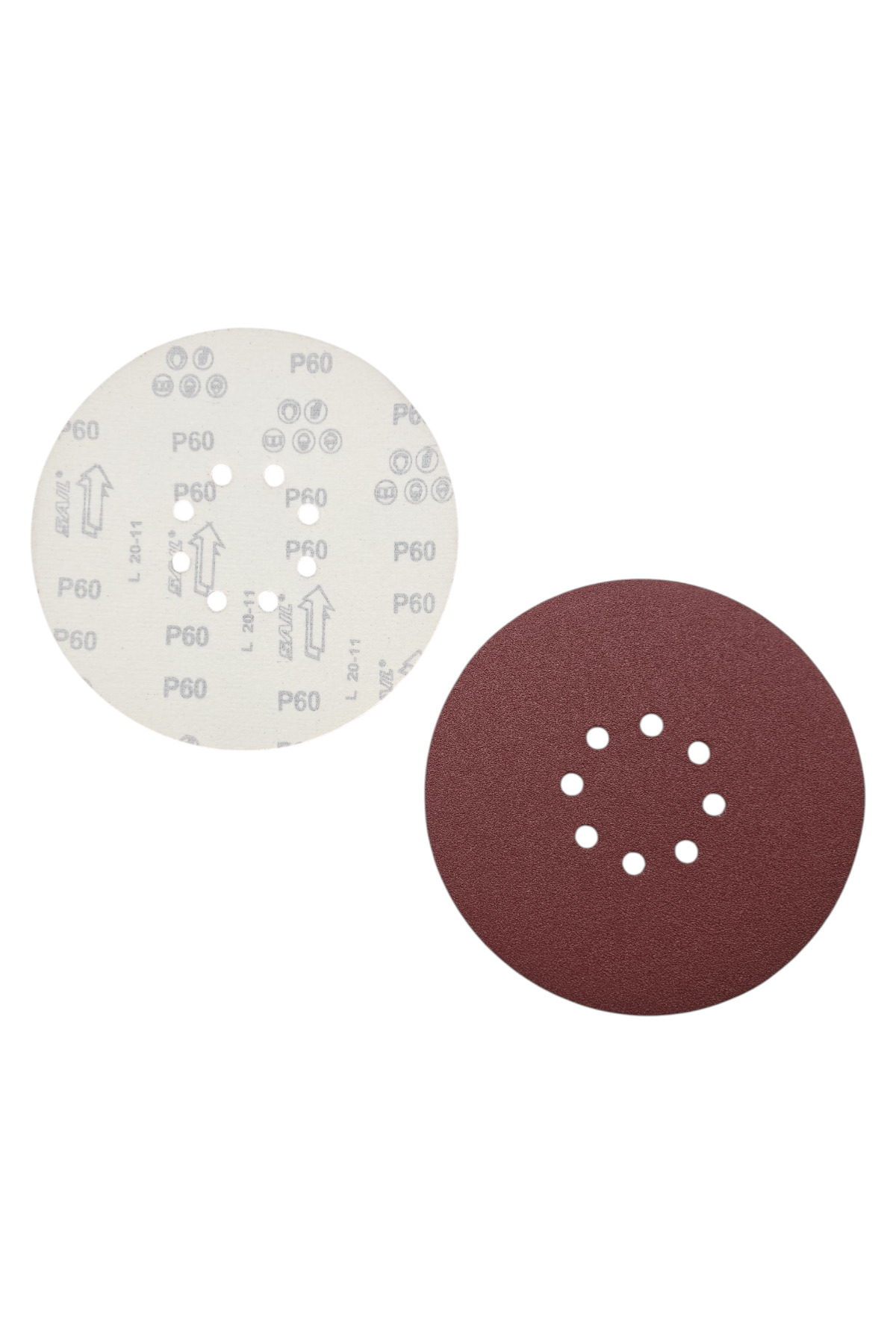 FIXONIC Valiente VAL15101 225mm P60 (60 Kum) Delikli Cırt Zımpara (100 Adet)