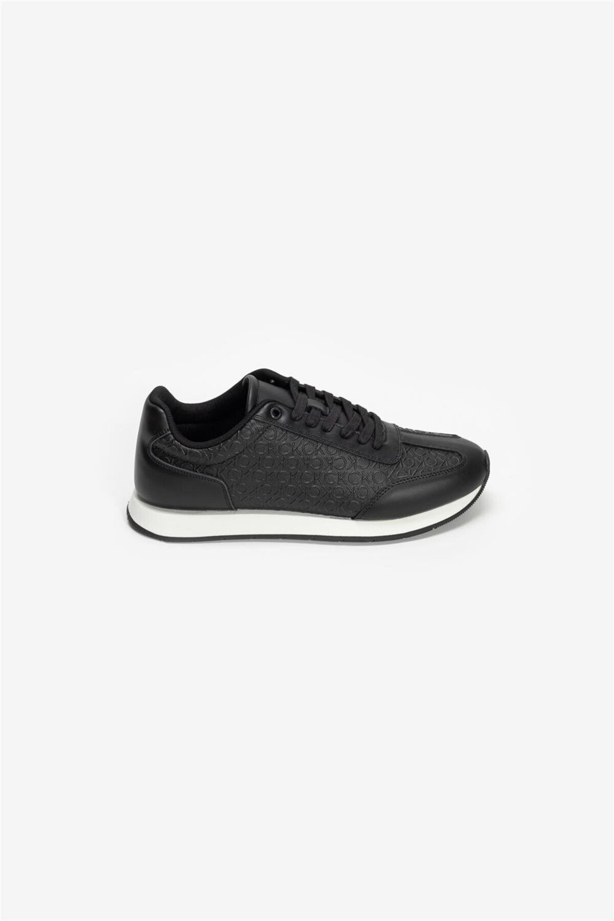 کلوین کلاین کفش کتانی مردانه مشکی LOW PROF RUNN LACEUP MONO