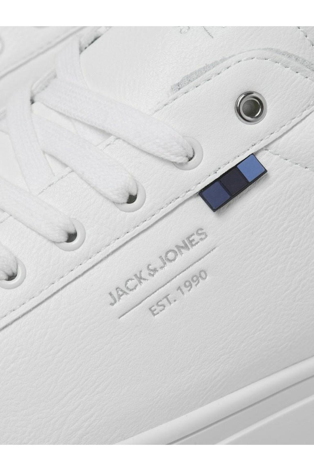 کفش اسنیکر مردانه راسته | جک اند جونز Jack & Jones TYCC46994D170339207338283 - تصویر 6