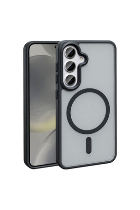 Genel Markalar Galaxy S25 FE Kılıf M-safe Şarj Özellikli Mat Arka Yüzey SENK ...