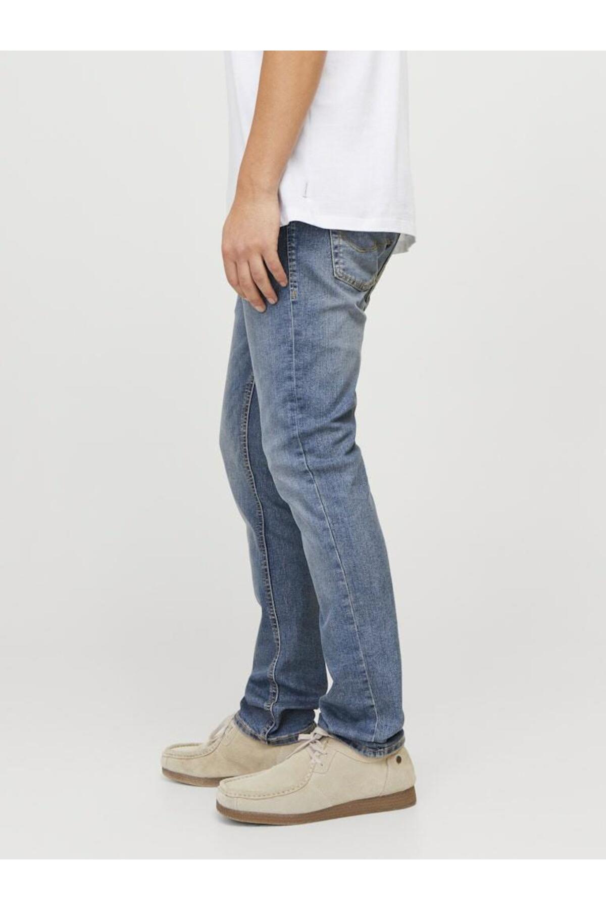 شلوار جین مردانه راسته فاق نرمال | جک اند جونز Jack & Jones 12258826 - تصویر 3