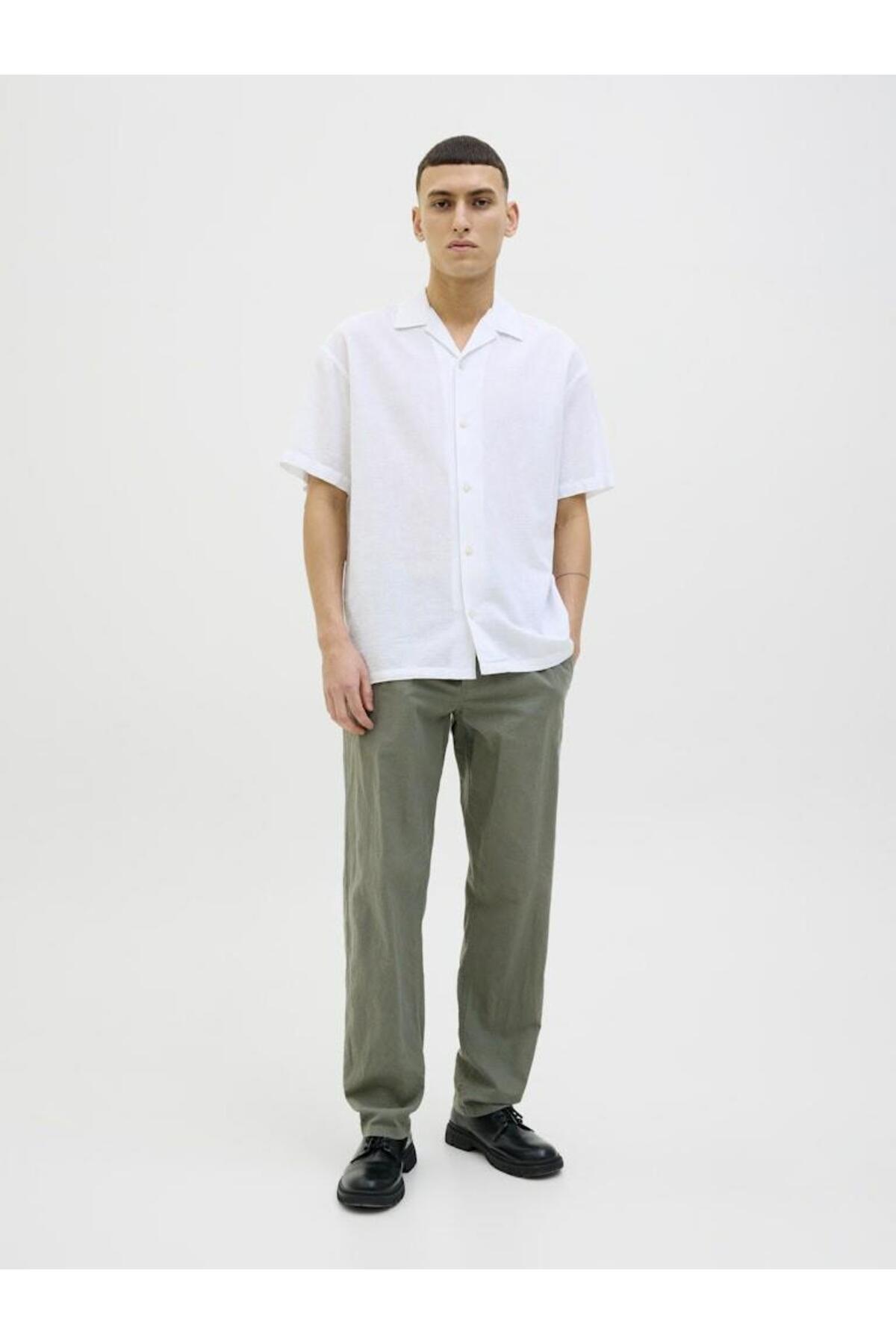 شلوار مردانه راسته فاق نرمال | جک اند جونز Jack & Jones 12248606 - تصویر 4
