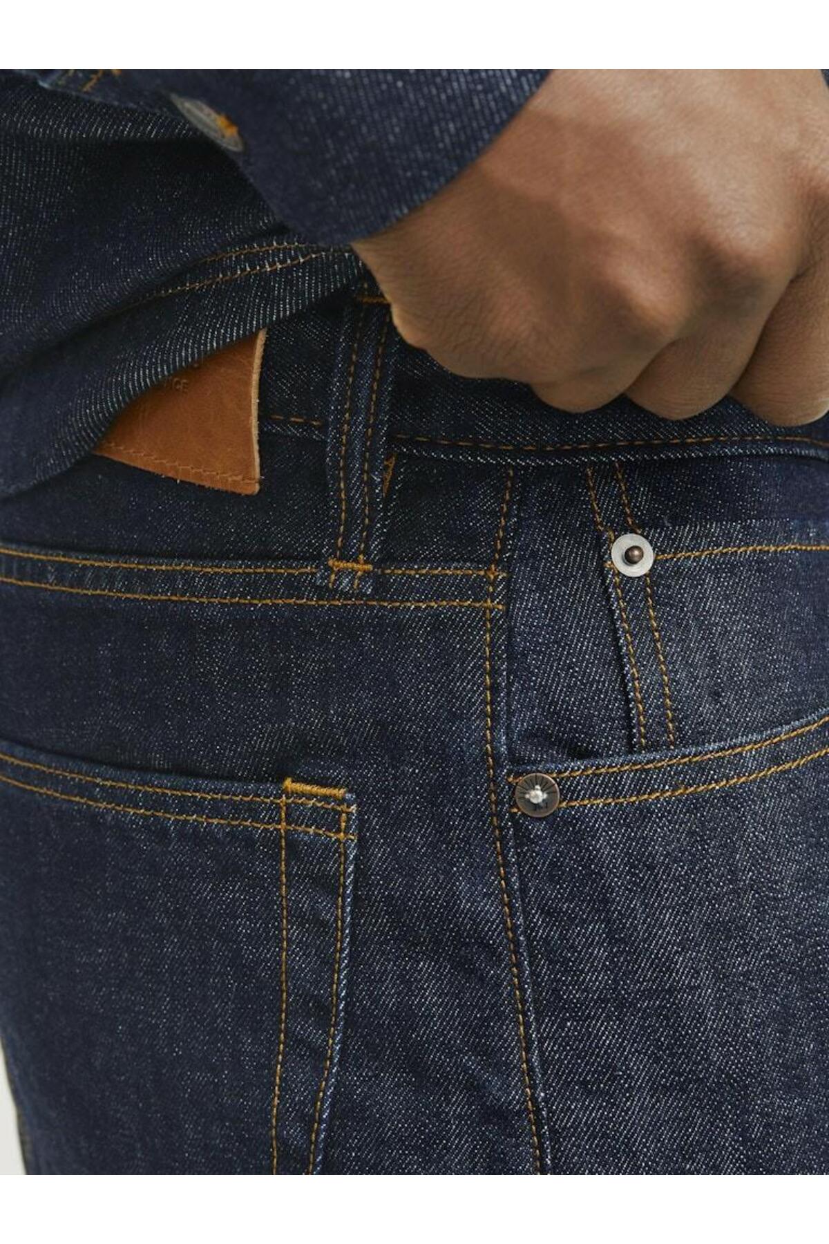 شلوار جین مردانه راسته فاق نرمال | جک اند جونز Jack & Jones 12277998 - تصویر 5