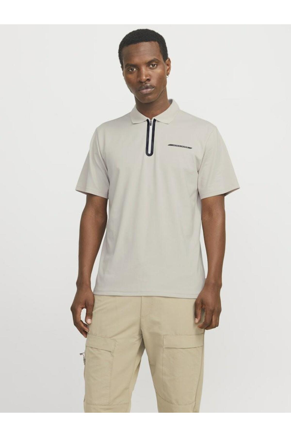 تیشرت یقه پلو مردانه راسته آستین کوتاه | جک اند جونز Jack & Jones 12273127 - تصویر 2