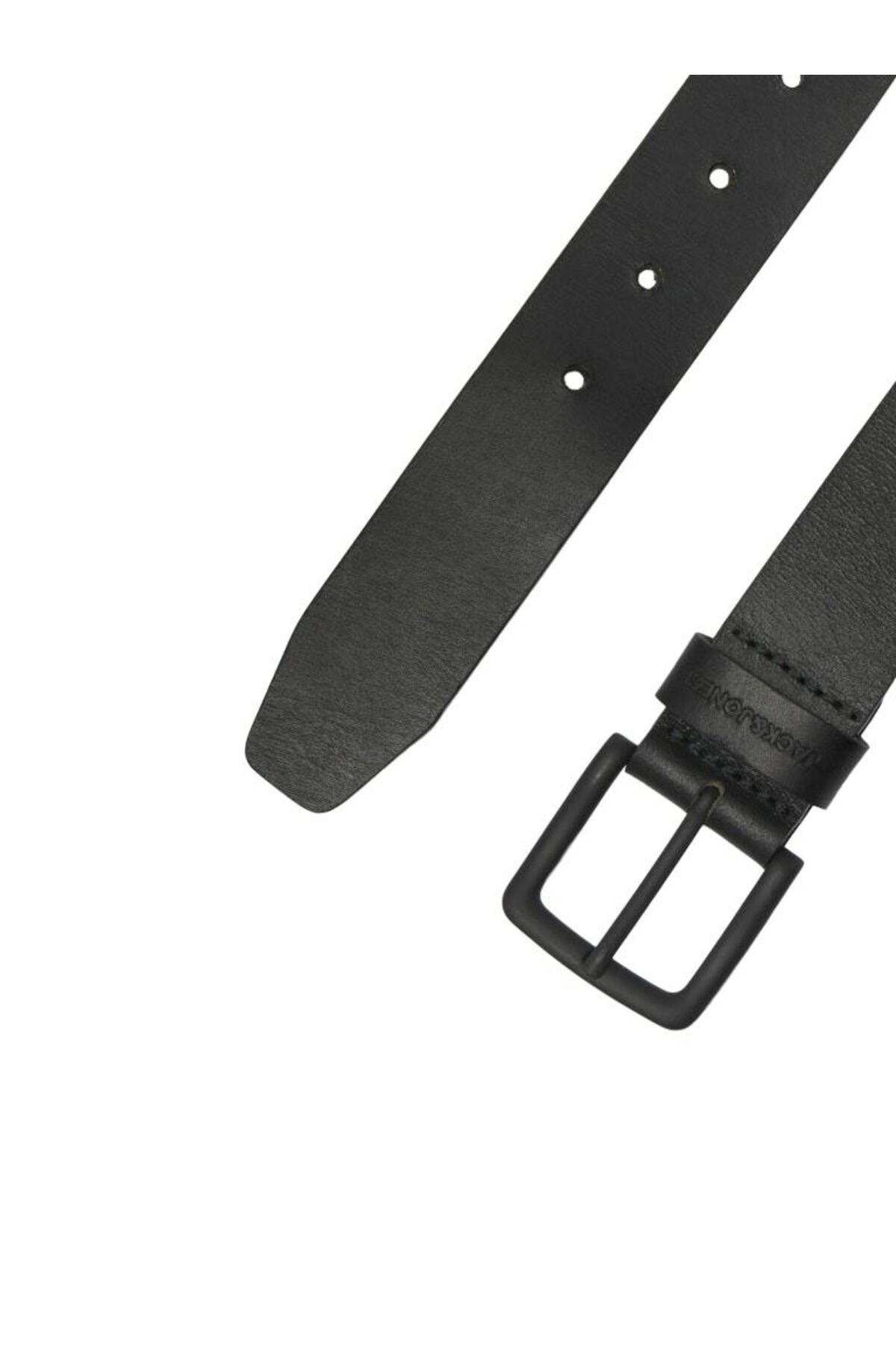کمربند مردانه | جک اند جونز Jack & Jones 12242687-Black - تصویر 2
