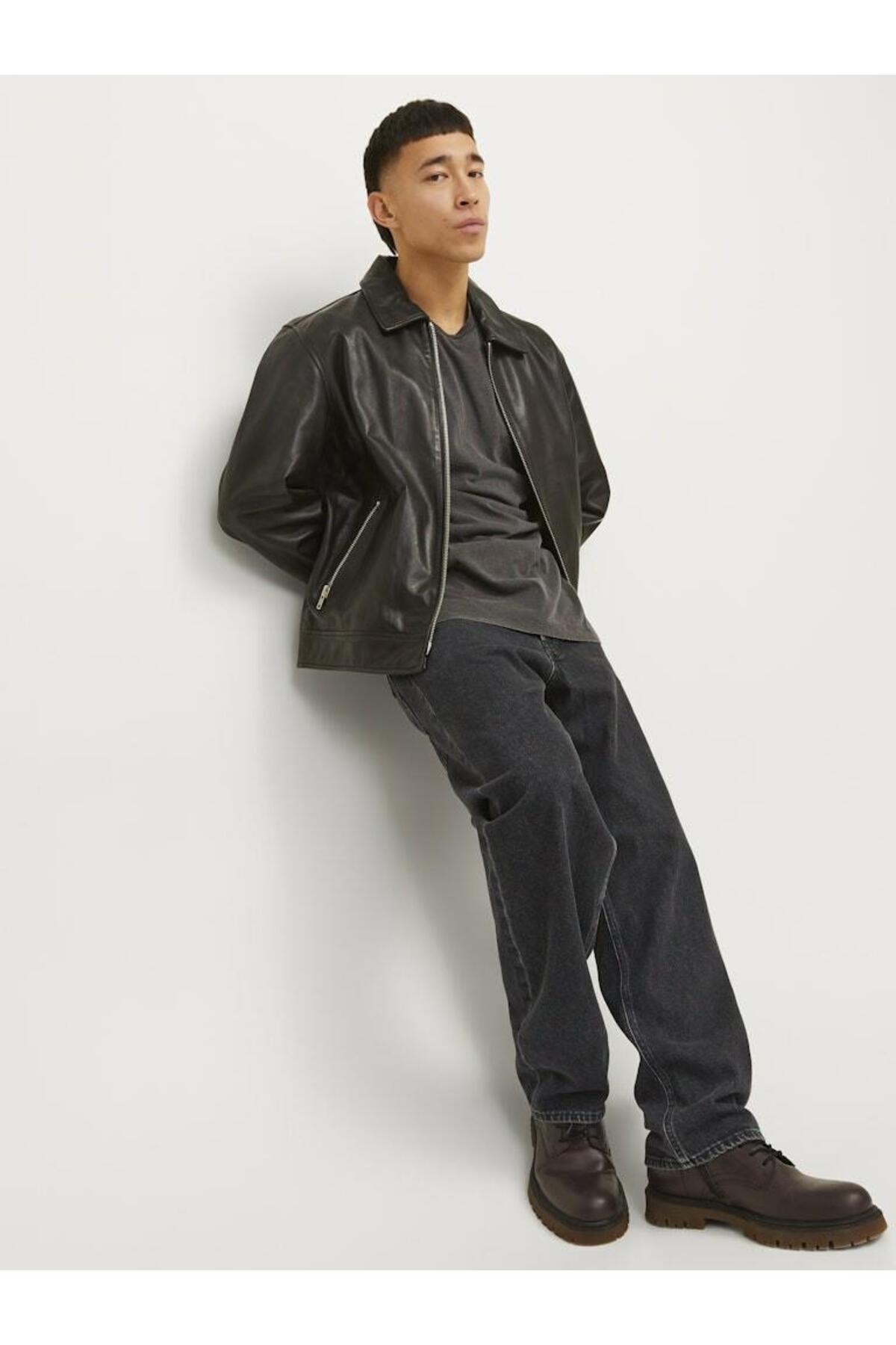شلوار جین مردانه راسته فاق نرمال | جک اند جونز Jack & Jones 12252764 - تصویر 6